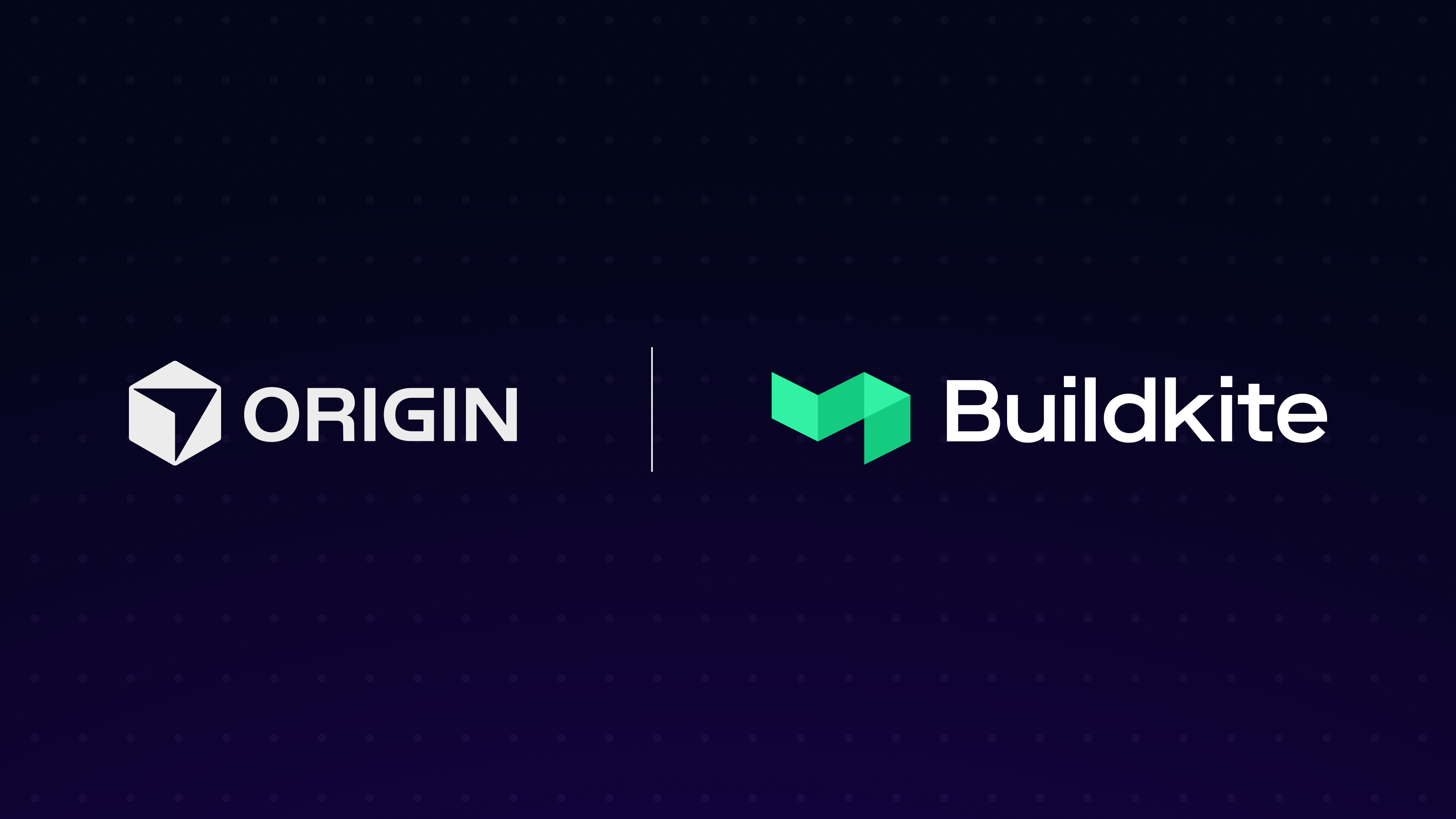 Origin and Buildkite logos