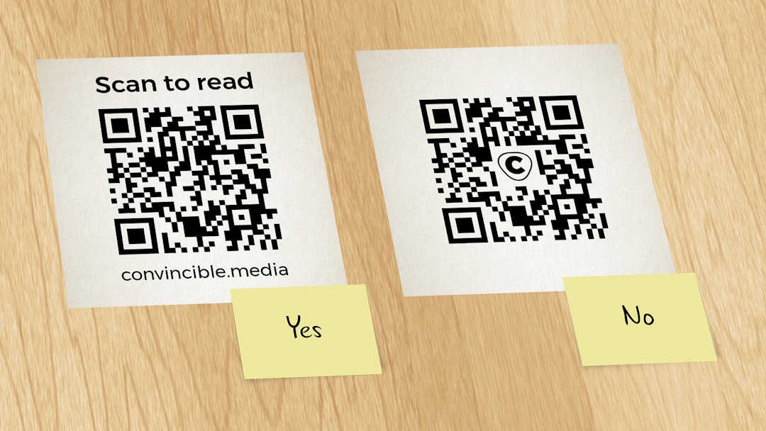 Are there any rules against qr codes? - Art Design Support