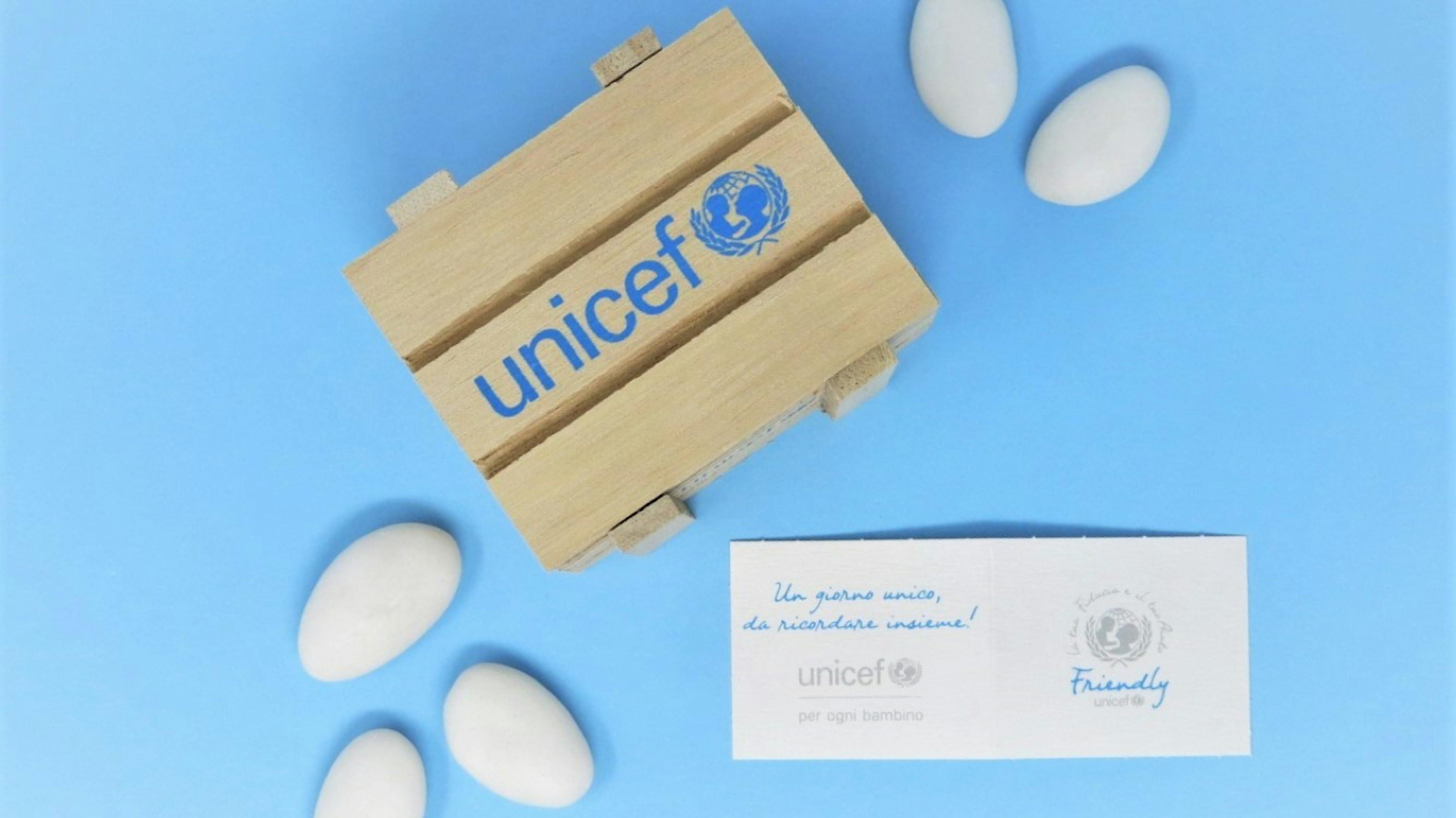 Bomboniera solidale dell'UNICEF