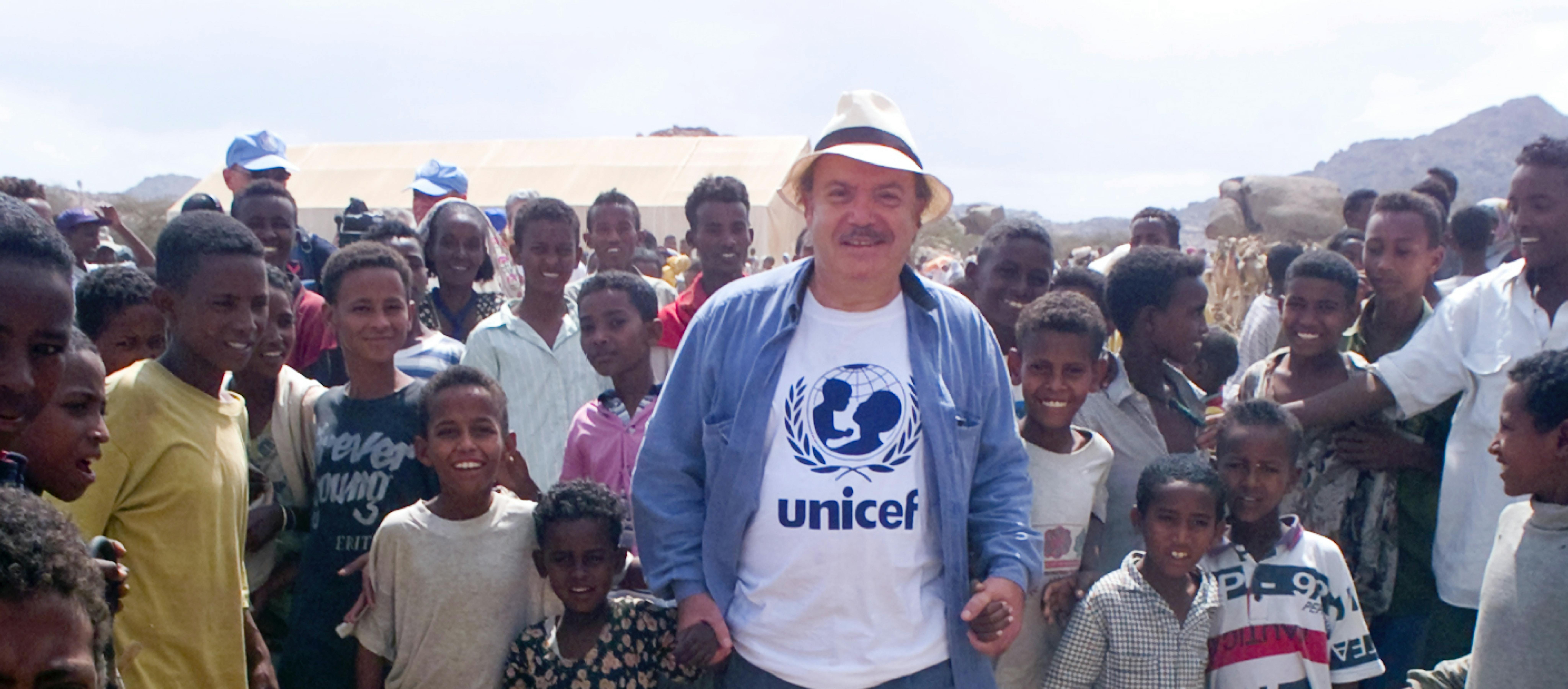 Lino Banfi ambasciatore di UNICEF Italia