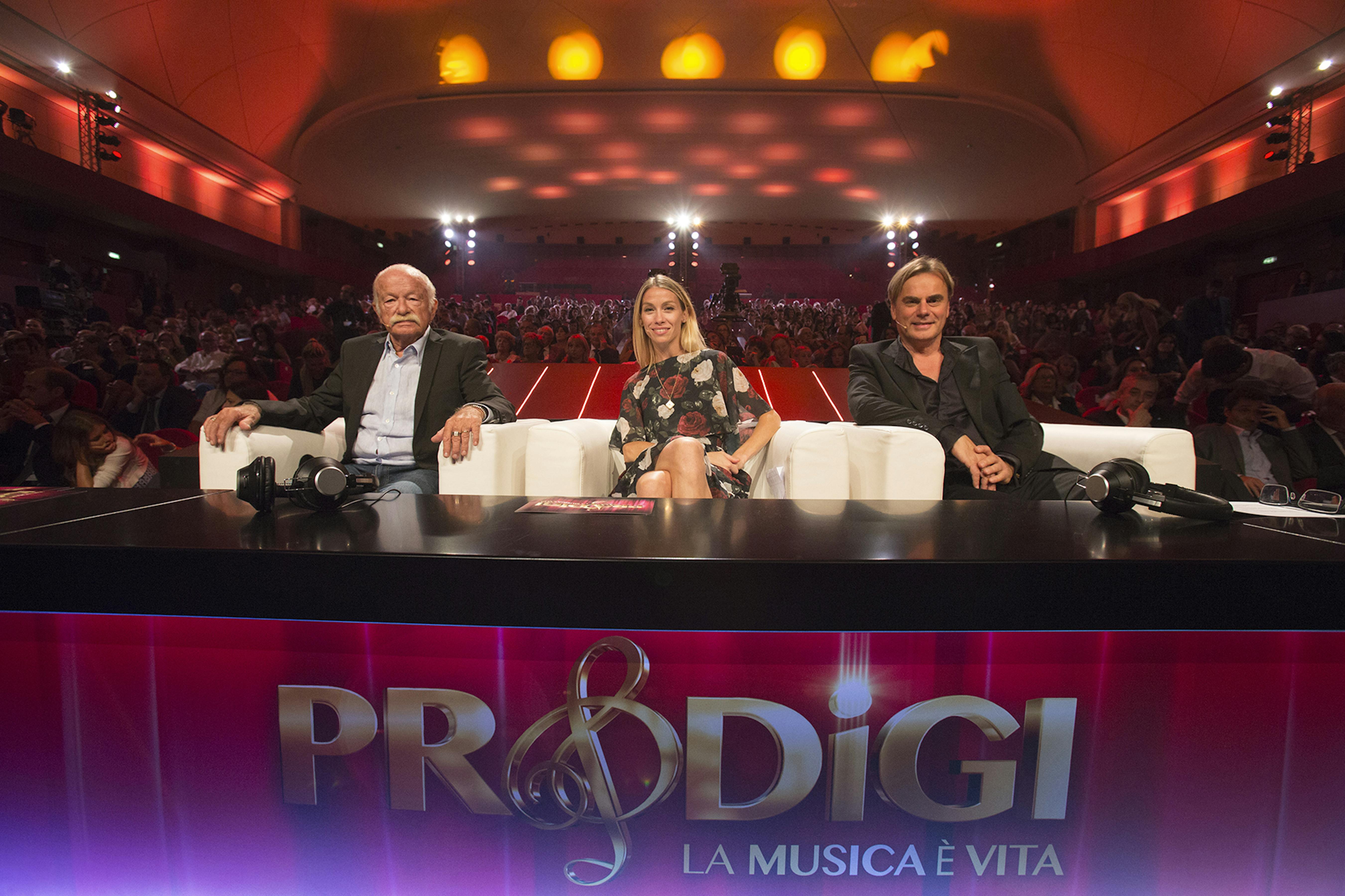 Gino Paoli, Eleonora Abbagnato e Andrea Griminelli: giurati della prima edizione di "Prodigi. Musica è vita"