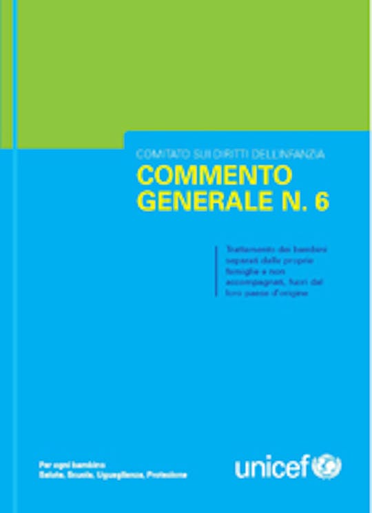 Trattamento dei bambini separati dalle proprie famiglie e non accompagnati, fuori dal loro paese d'origine 