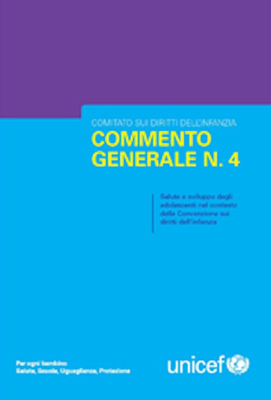 Salute e sviluppo degli adolescenti nel contesto della Convenzione sui diritti dell’infanzia 