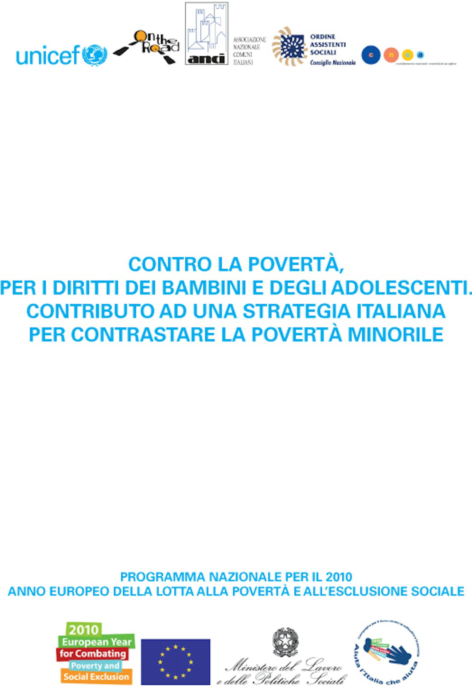 Contro la povertà, per i diritti dei bambini e degli adolescenti
