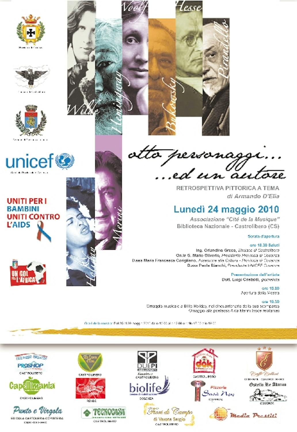 Castrolibero(CS) L'arte con l'UNICEF