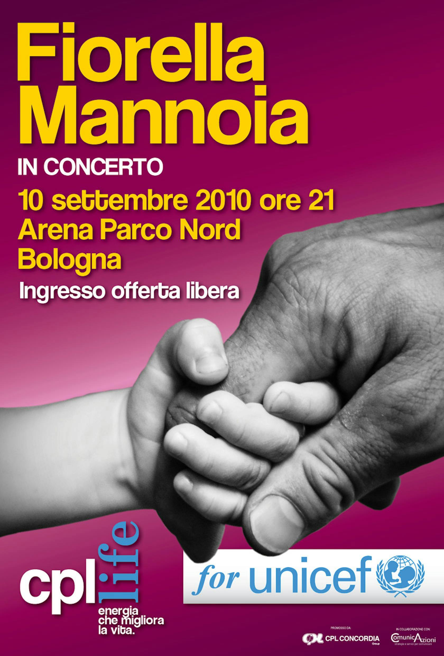 CPL sostiene UNICEF: Fiorella Mannoia in concerto