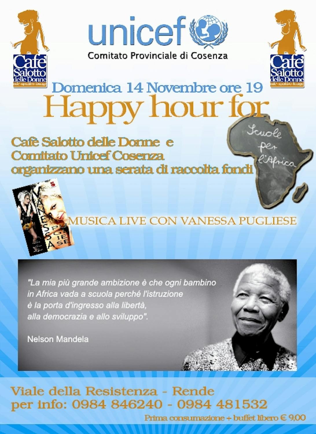 Happy Hour for UNICEF a Rende (CS)