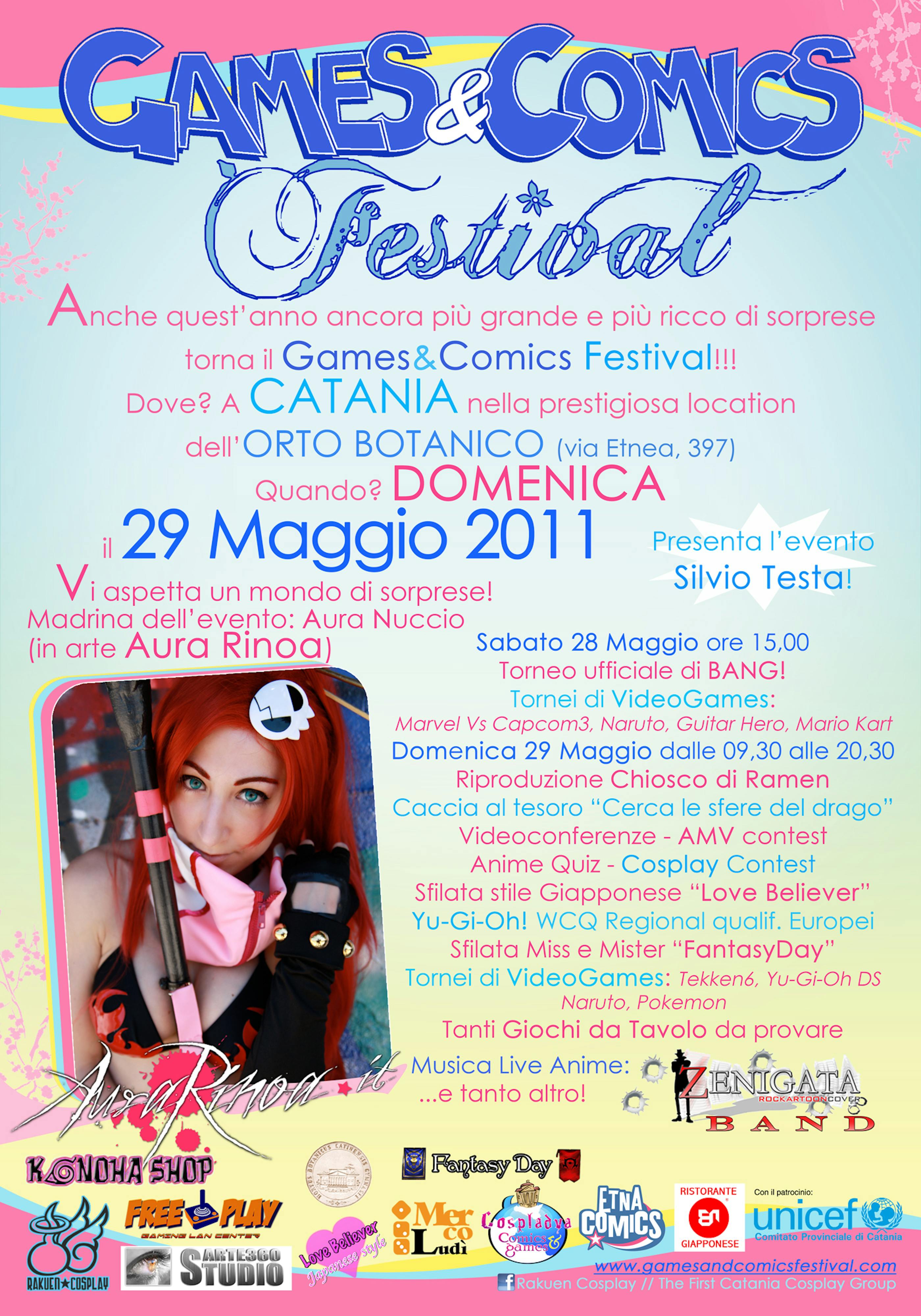 A Catania: Orto Botanico, Games & Comics Festival 2011