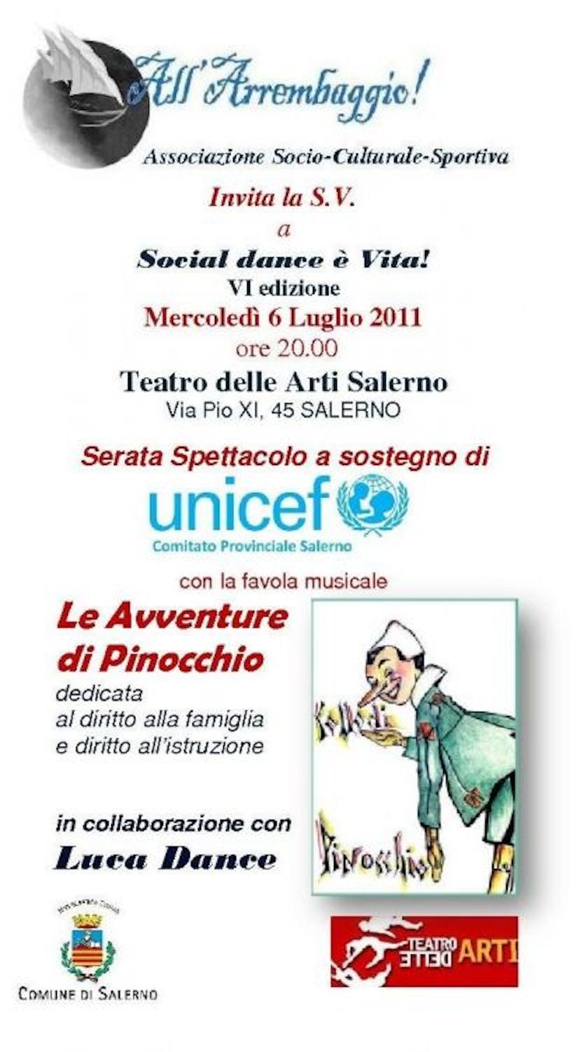 A Salerno vanno in scena le avventure di Pinocchio