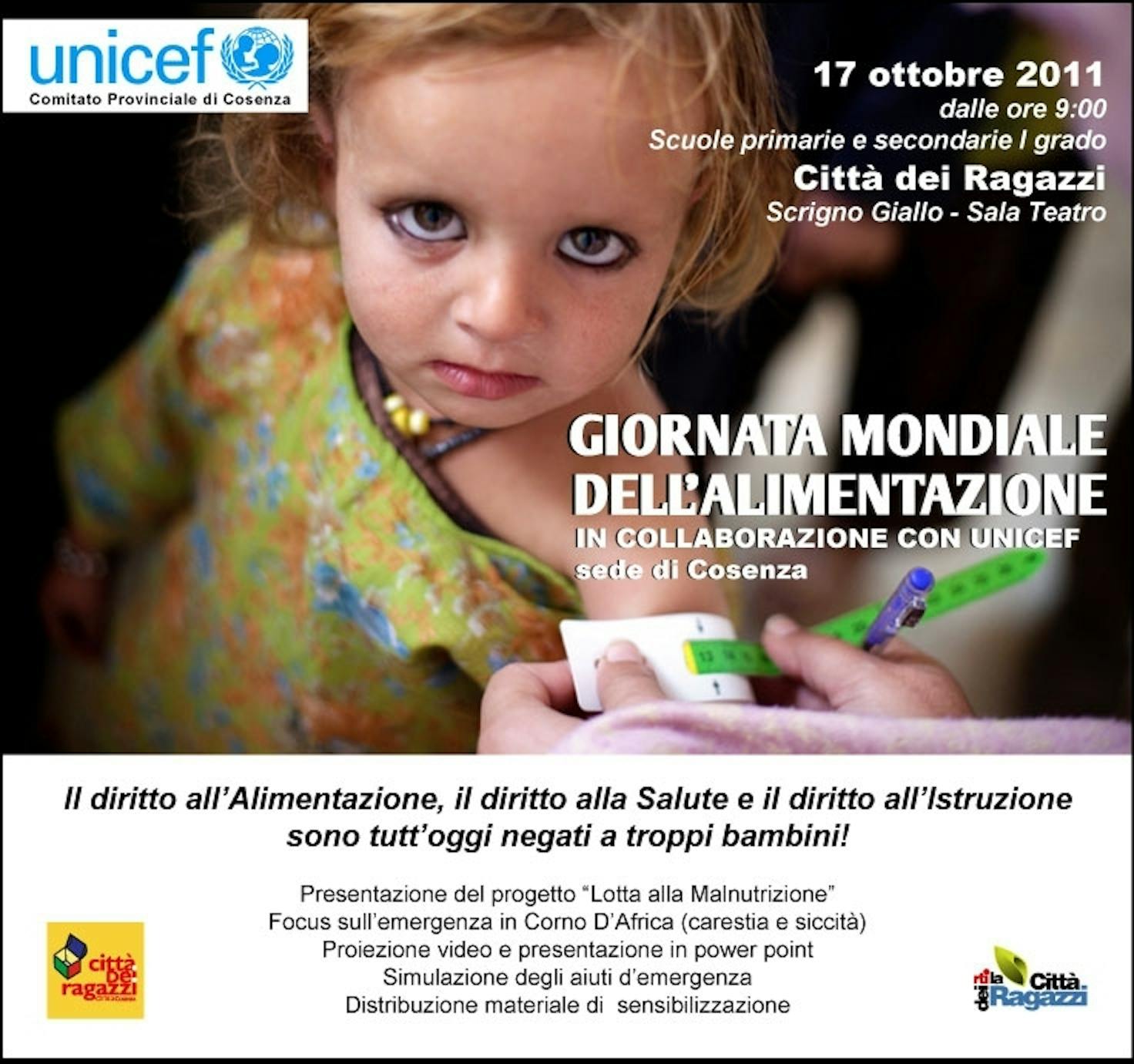 A Cosenza la giornata mondiale dell'alimentazione