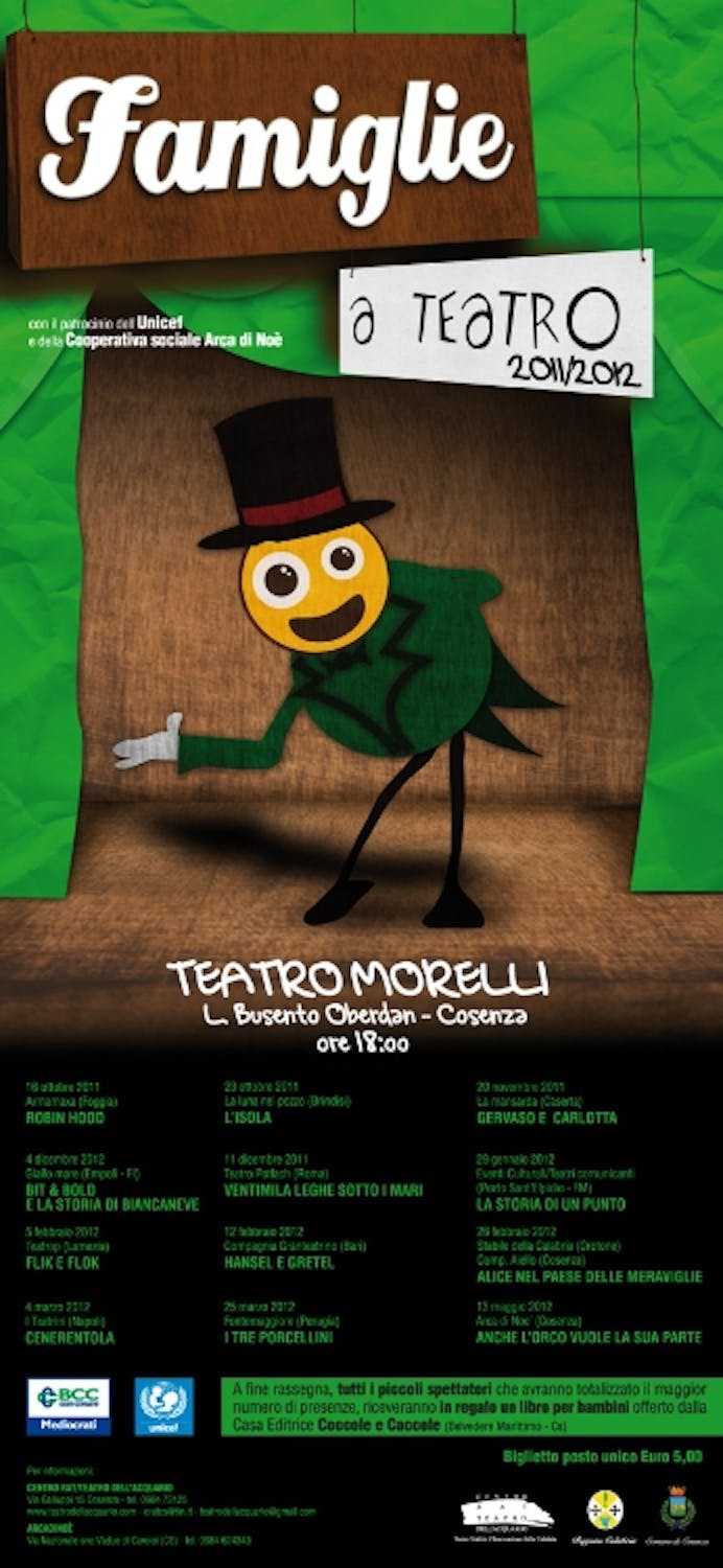 Famiglie a teatro a Cosenza