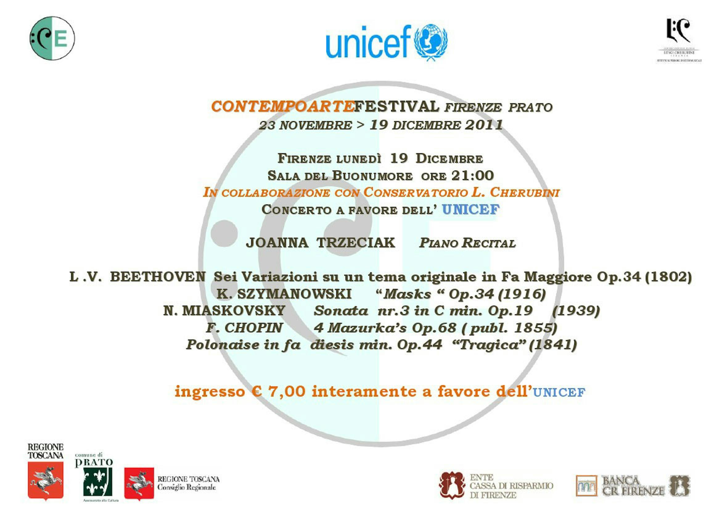 Un concerto solidale a Firenze