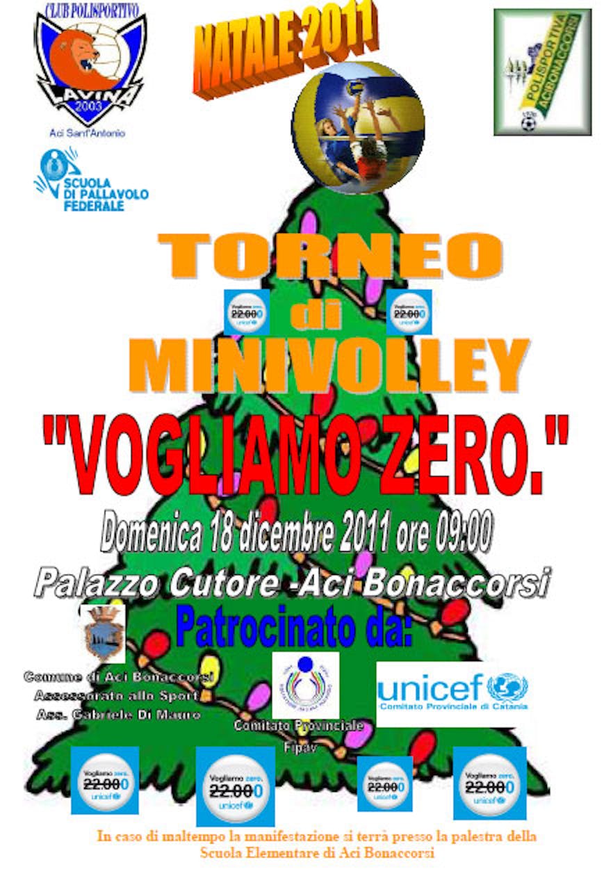 Un Torneo di minivolley contro la mortalità infantile