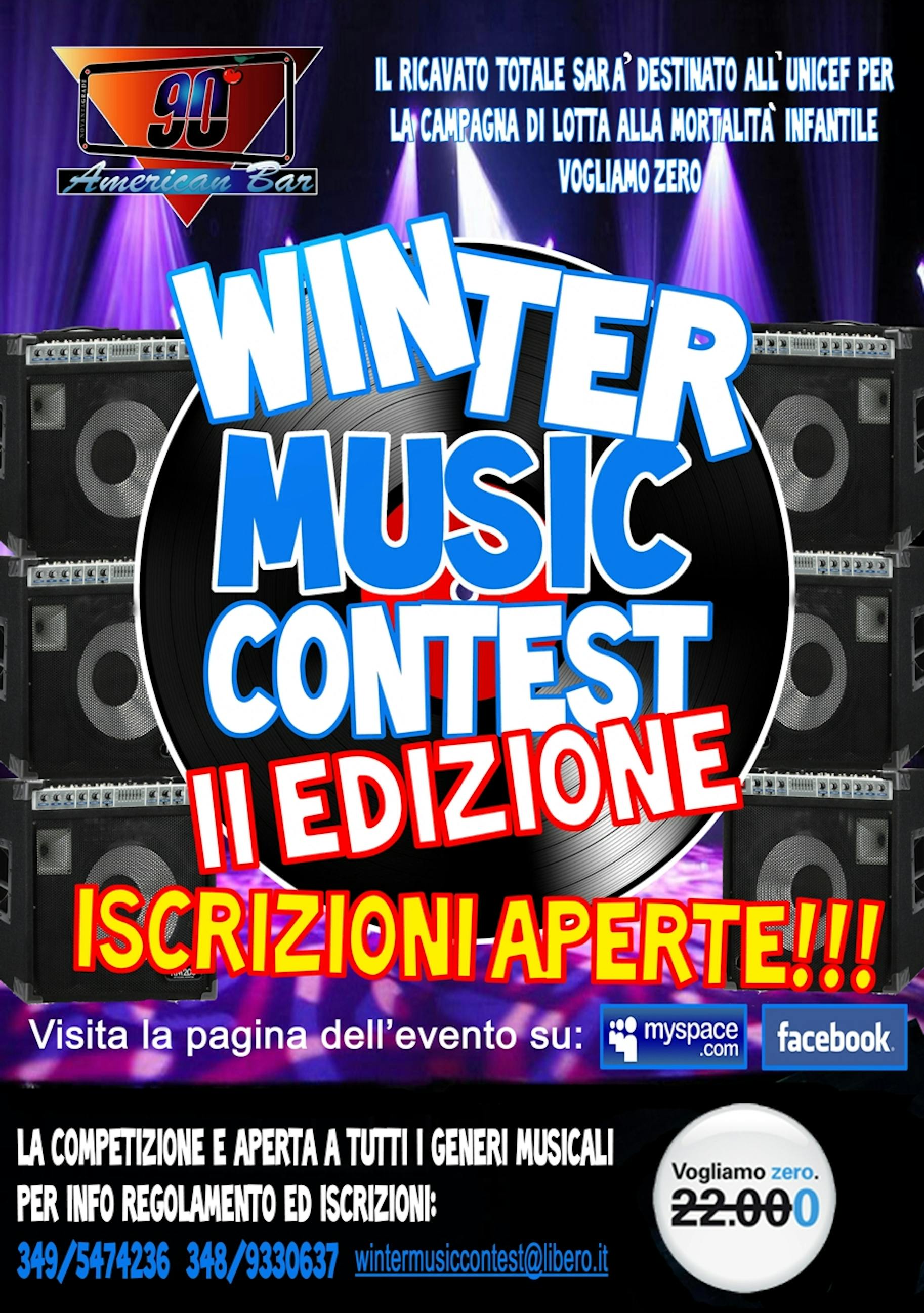 Winter Music Contest, competizione musicale a Cosenza
