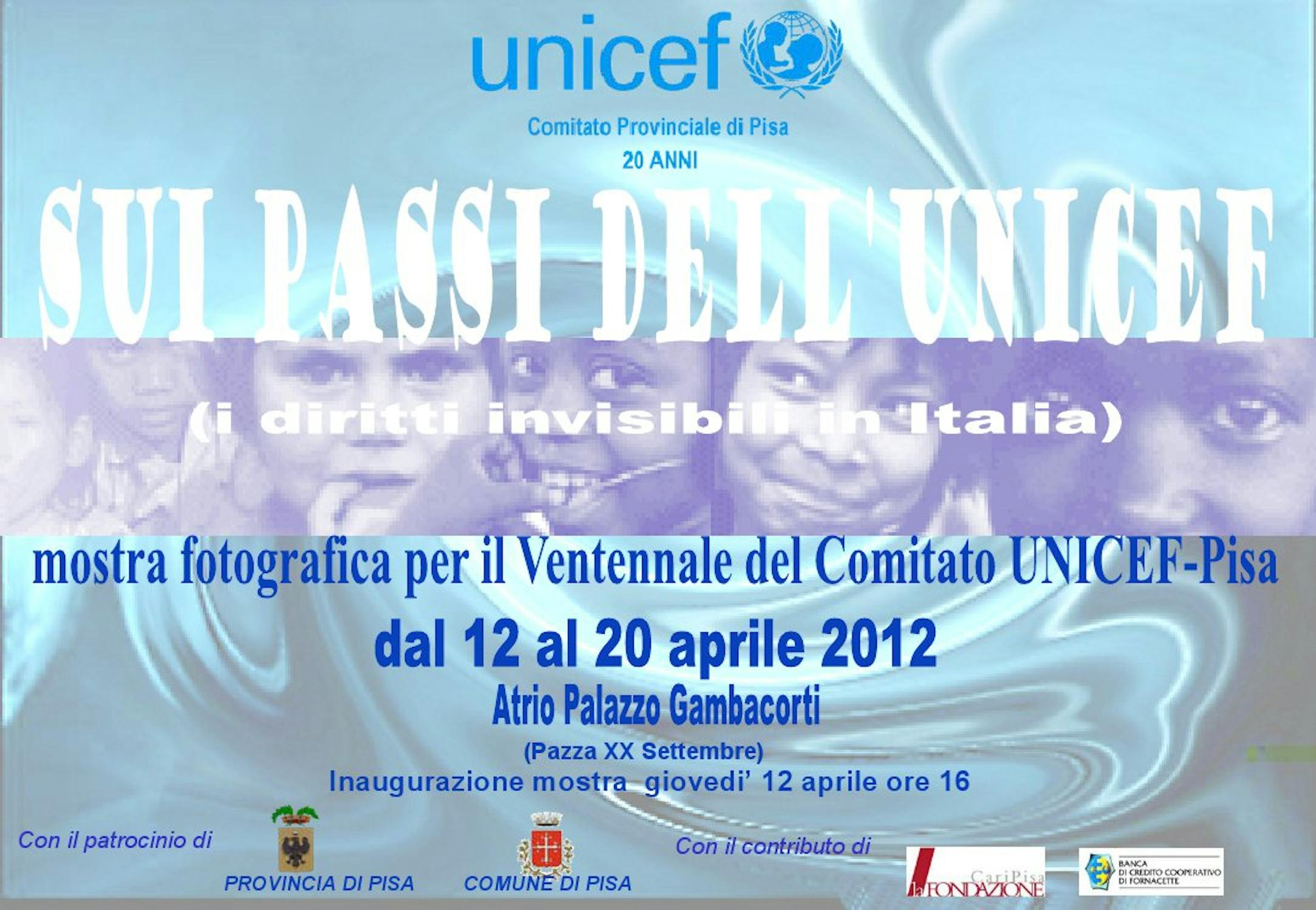 A Pisa una mostra sui passi dell'UNICEF