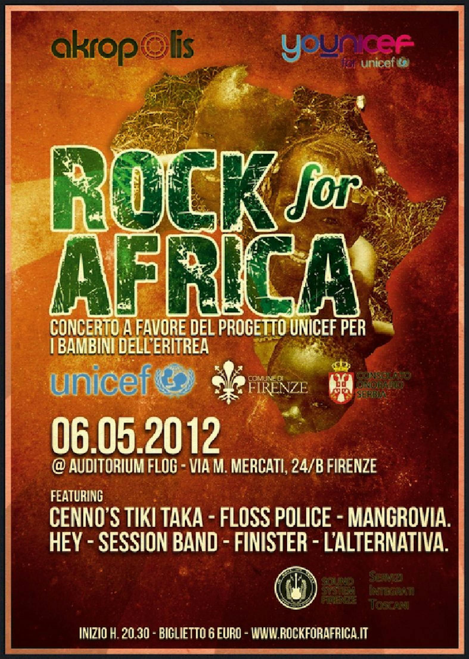 Rock for Africa a Firenze