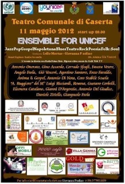 Al Teatro Comunale di Caserta Ensemble for UNICEF