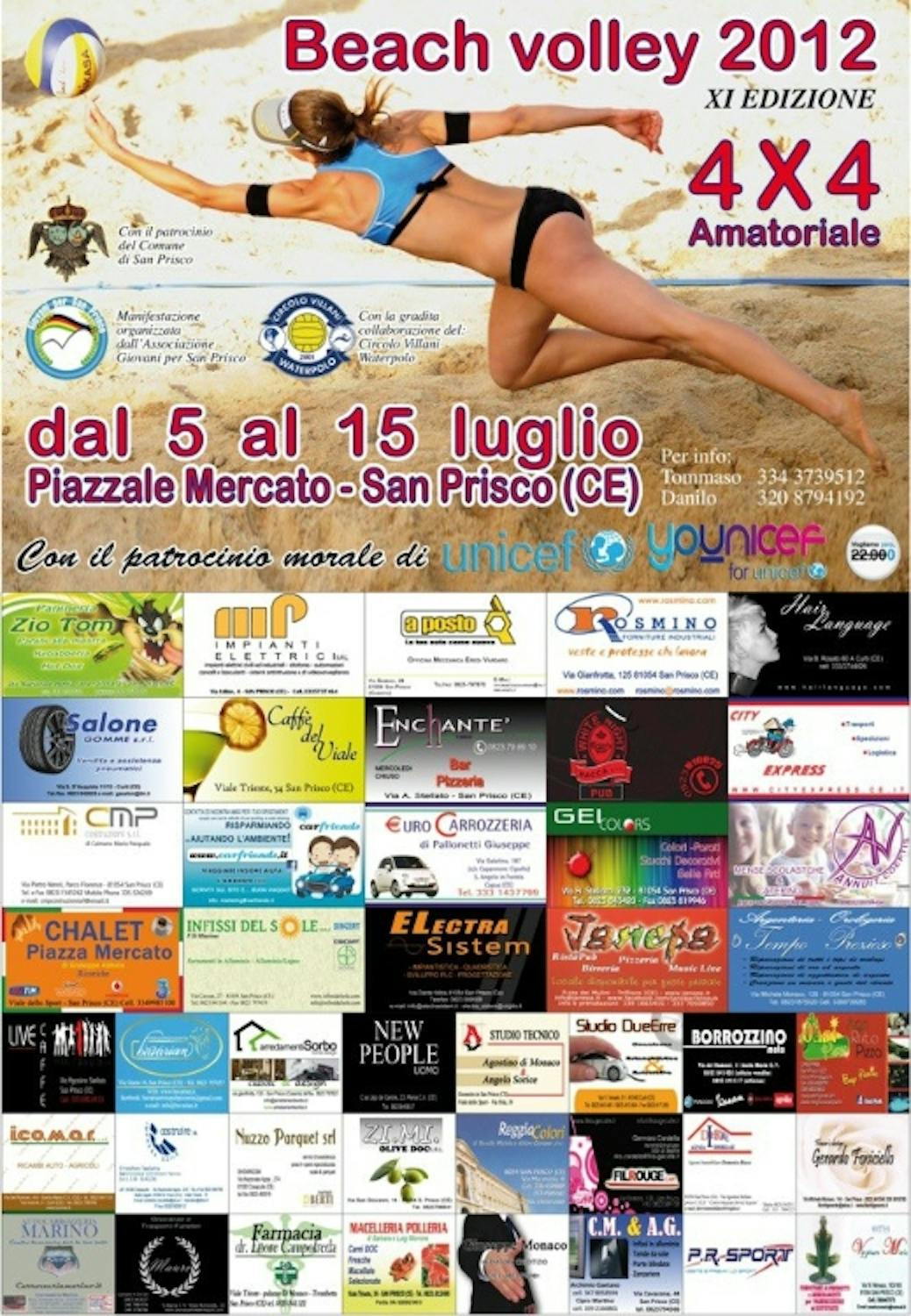 Un torneo di beach volley solidale a San Prisco