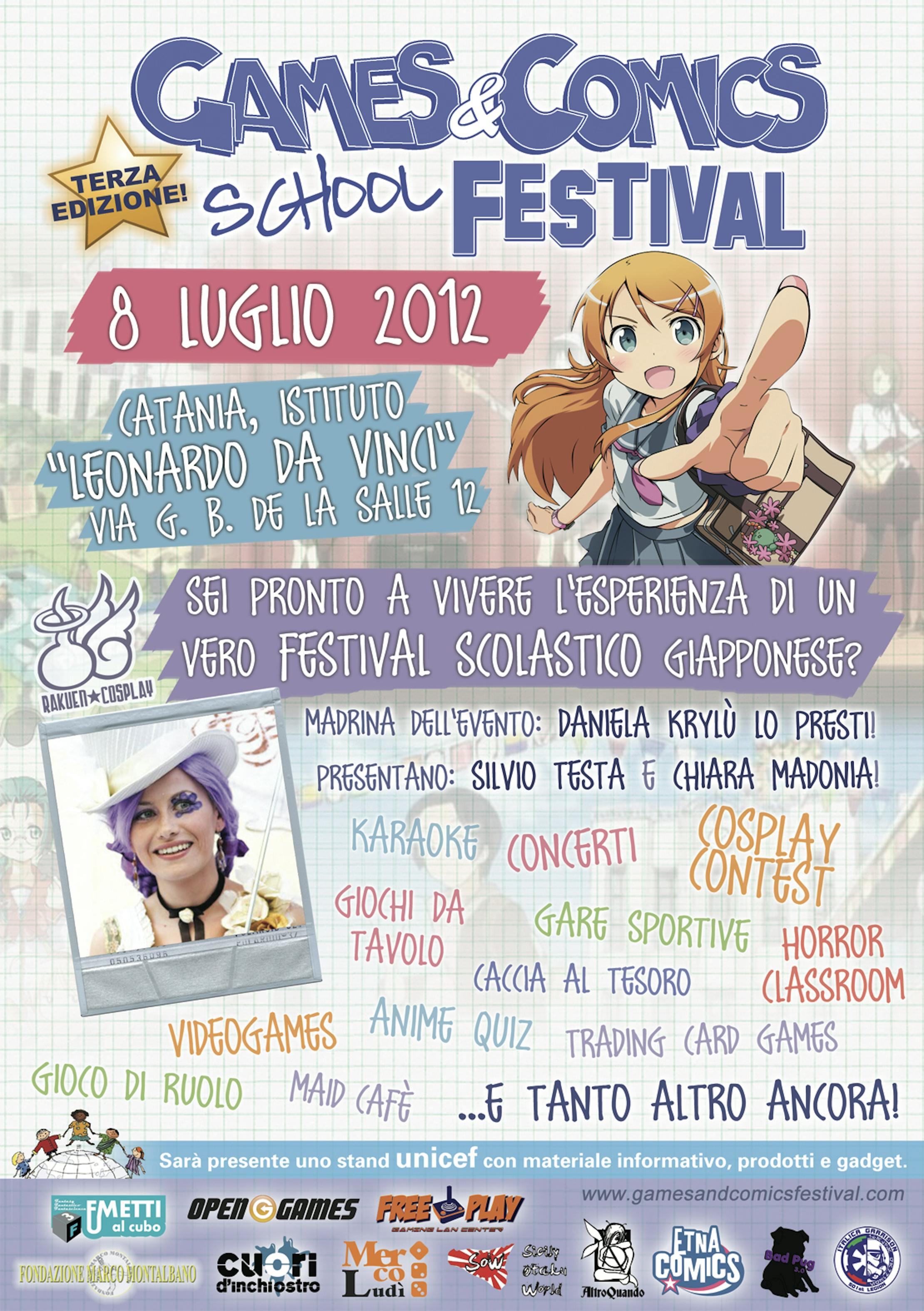 A Catania la terza edizione del Games&Comics School Festival