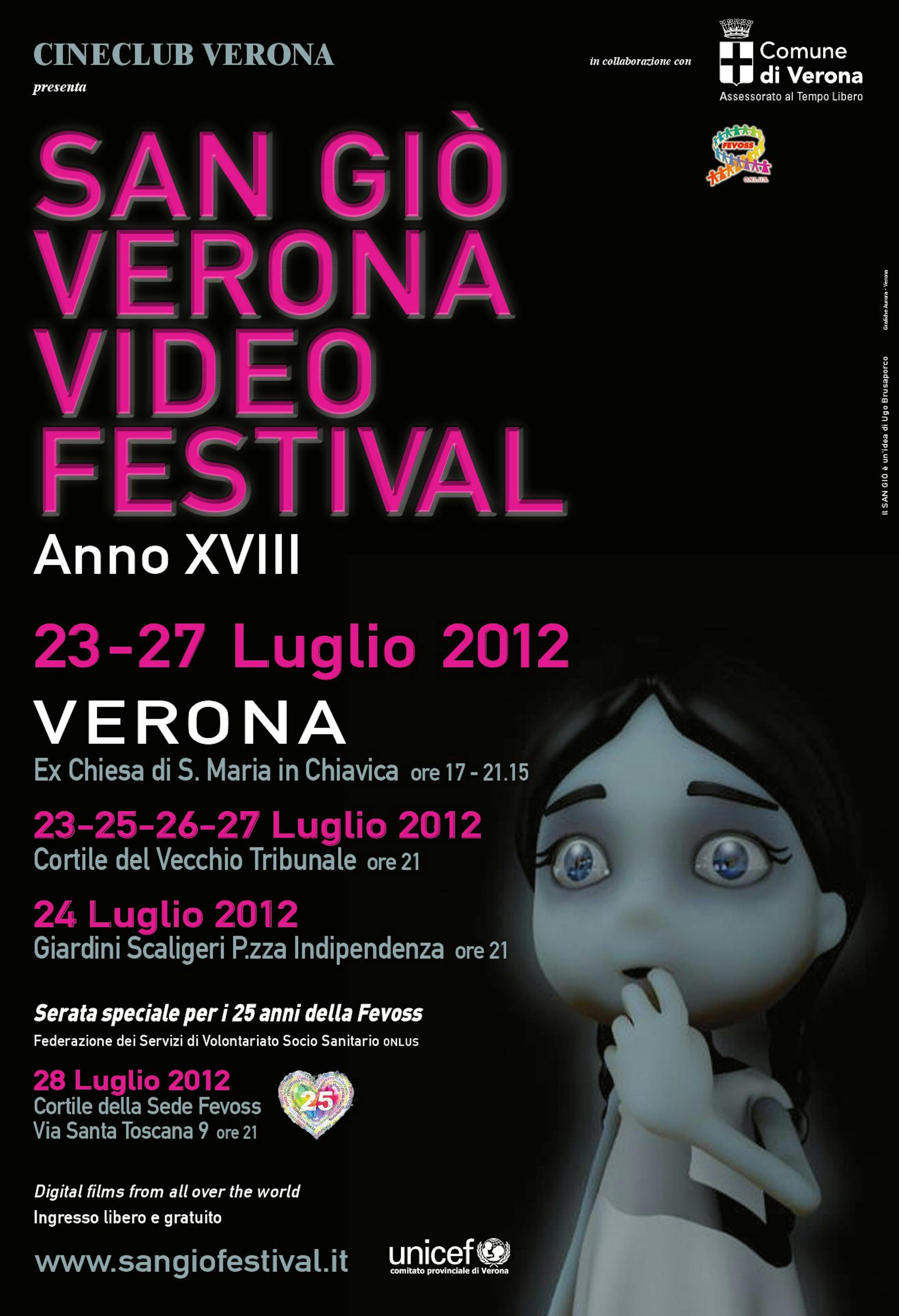Assegnata la menzione UNICEF al San Giò Verona Video Festival