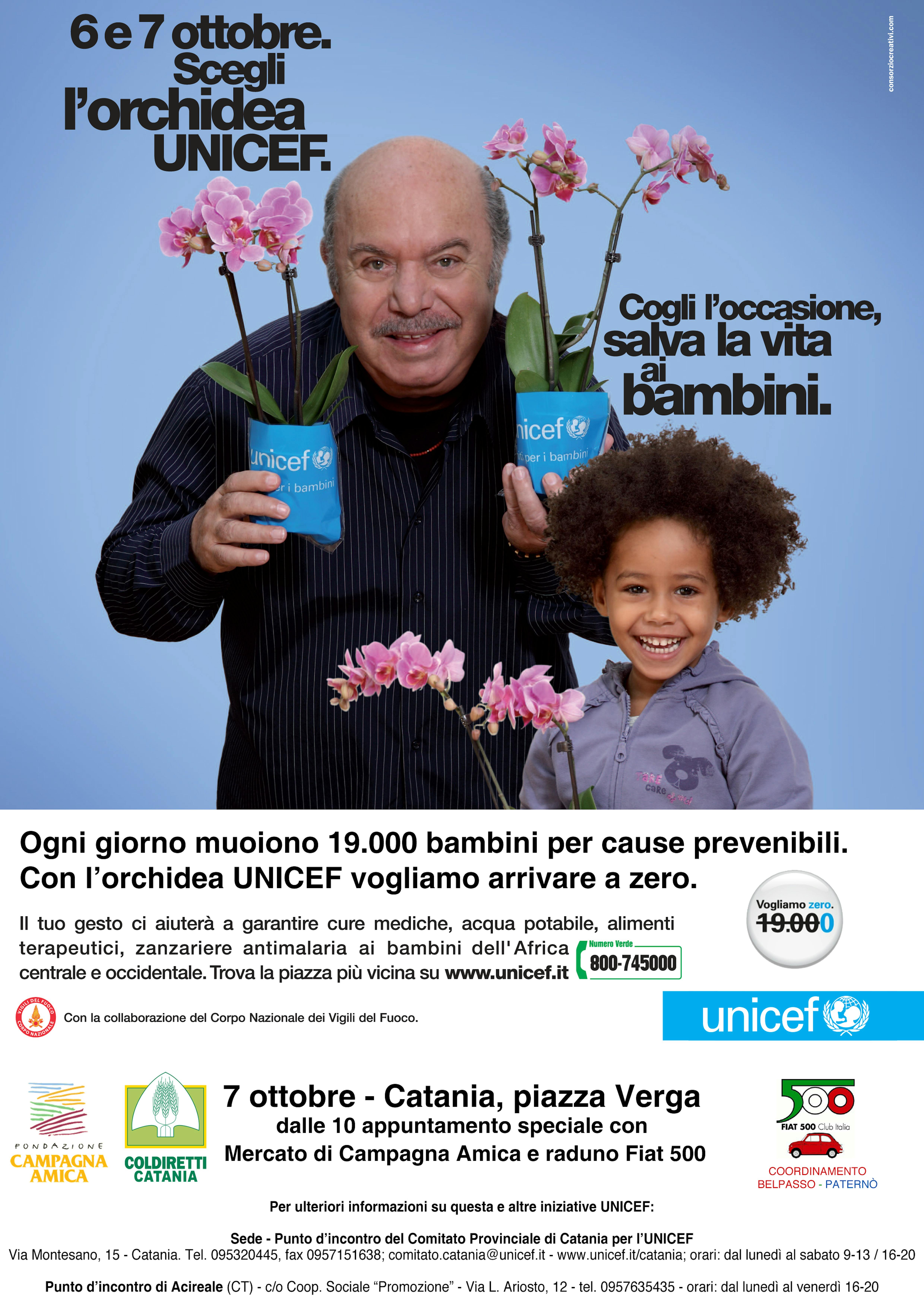 A Catania, un'orchidea per i bambini del mondo