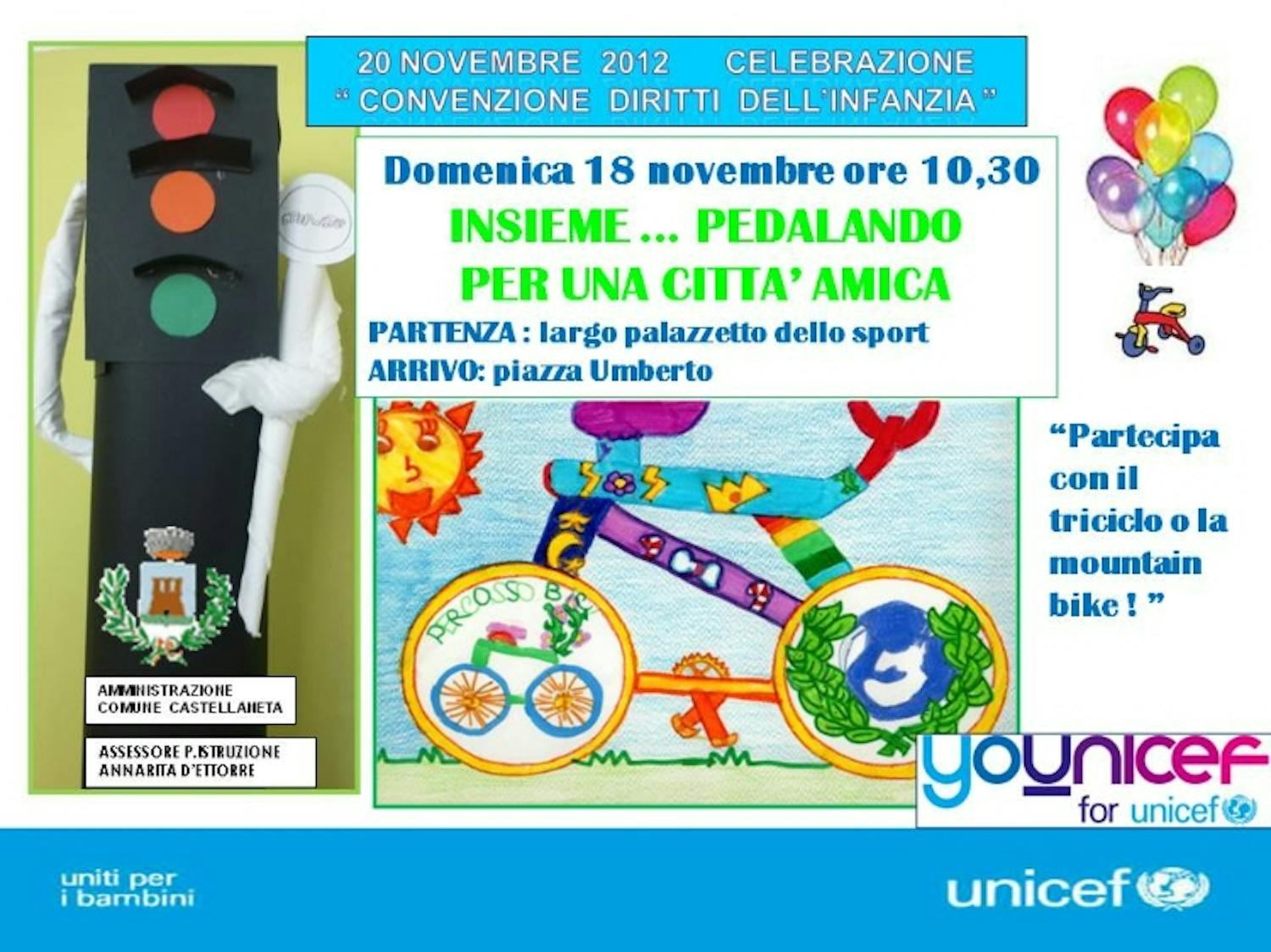 Due iniziative per celebrare la Convenzione sui diritti dell'infanzia a Castellaneta