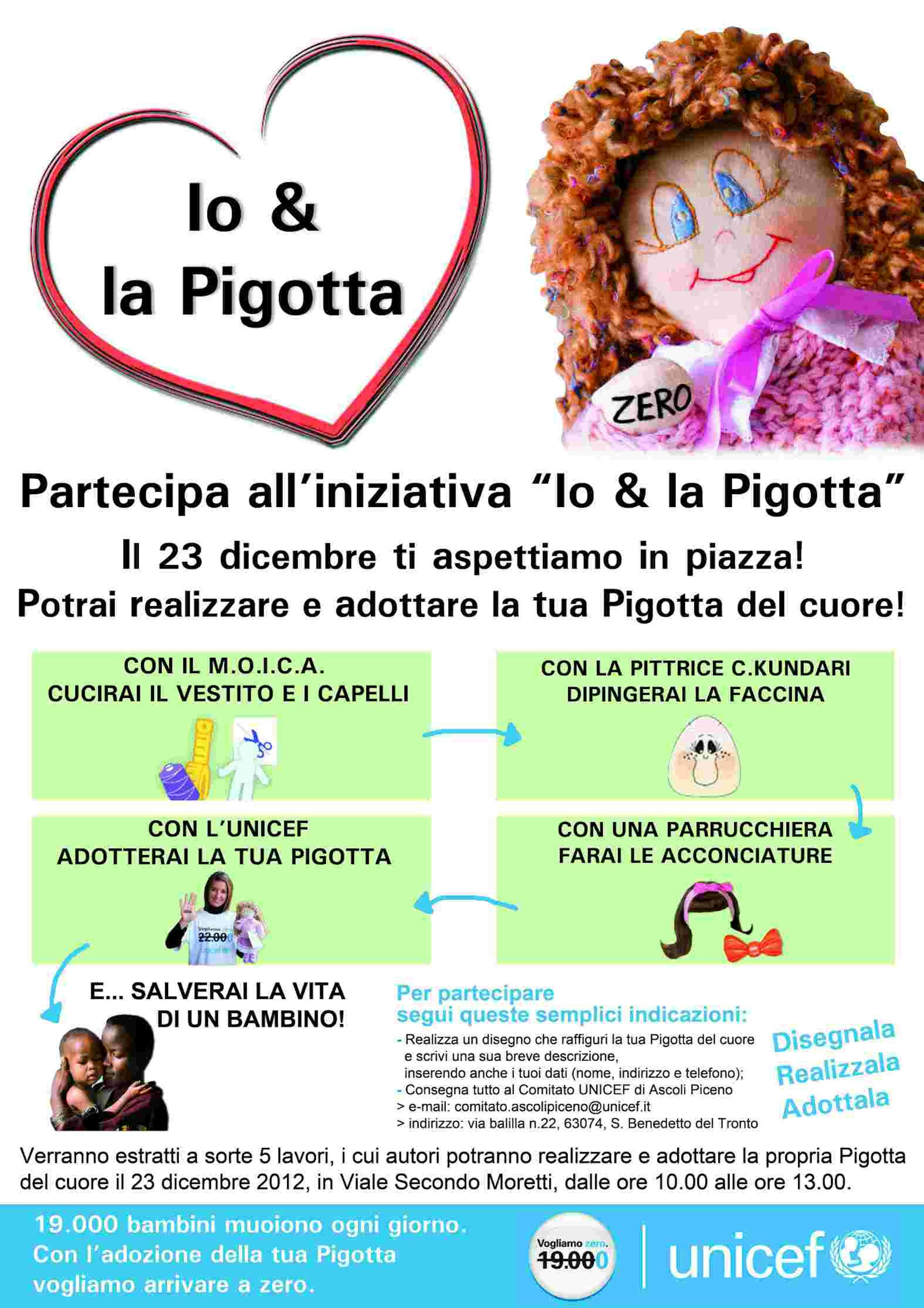 Io & la Pigotta, un'iniziativa per le scuole di San Benedetto del Tronto