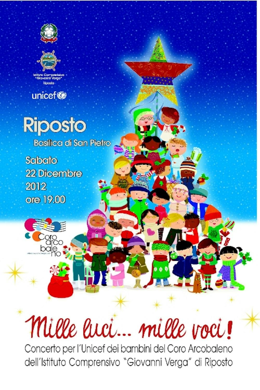 Mille luci, mille voci. Un concerto per l'UNICEF a Riposto