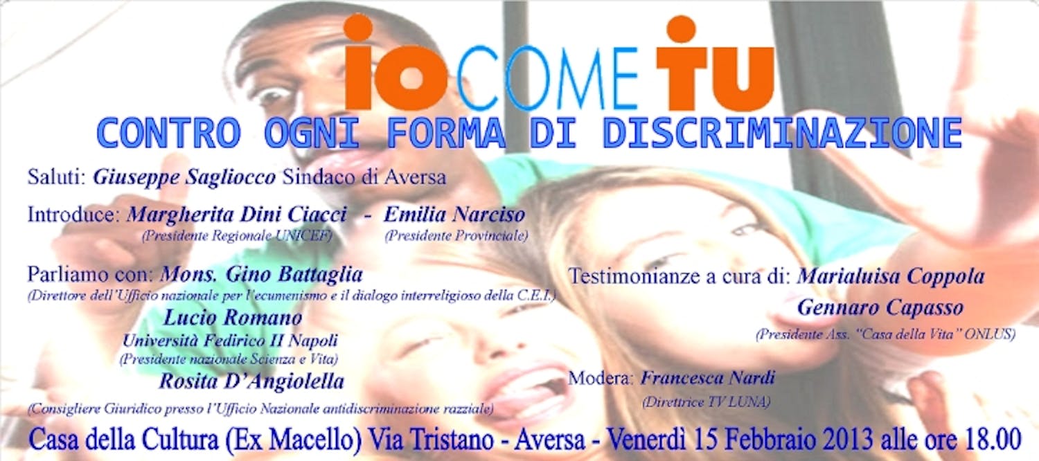 Un Convegno ad Aversa contro la discriminazione