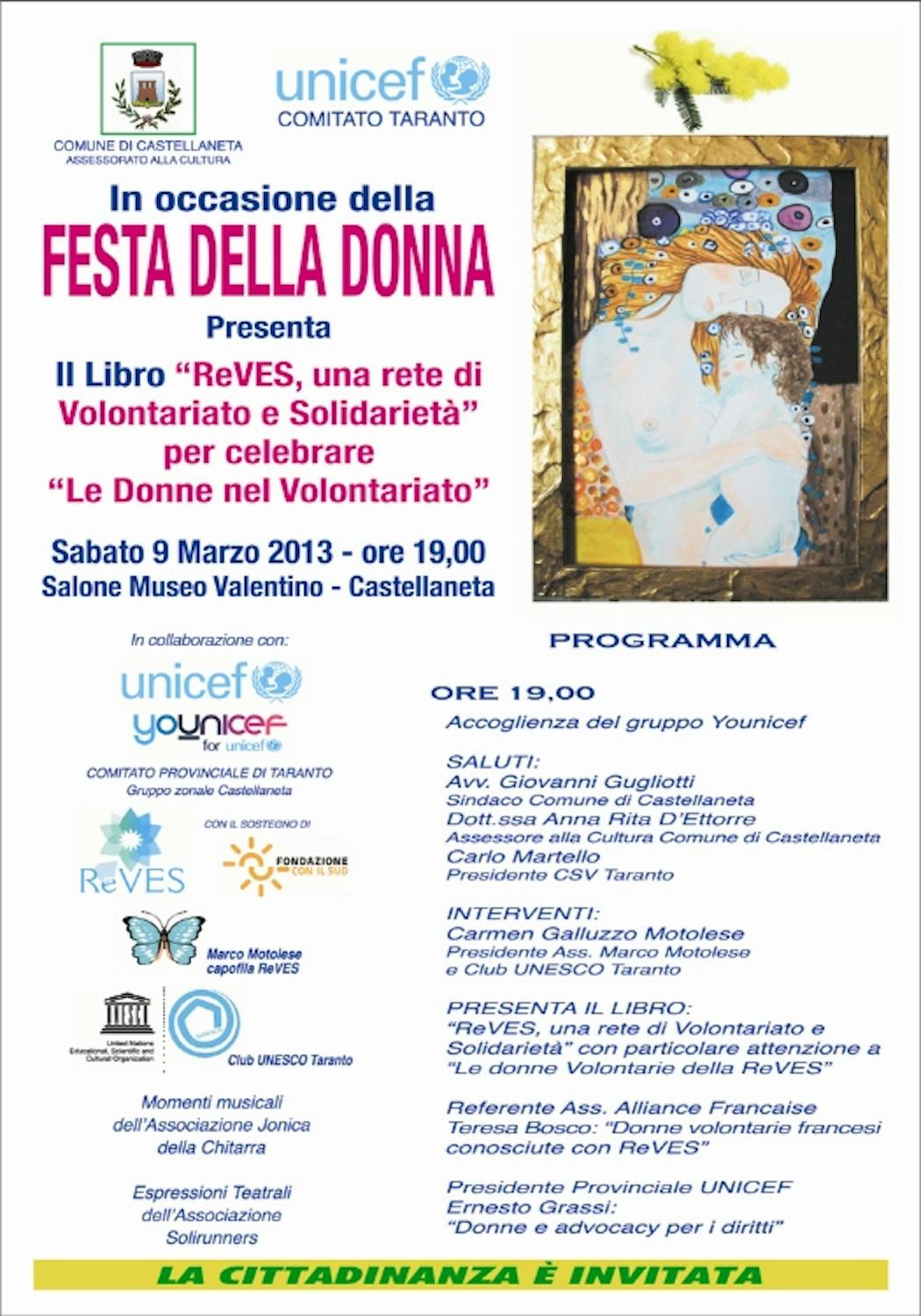 A Castellaneta un convegno per celebrare la Giornata Internazionale della Donna