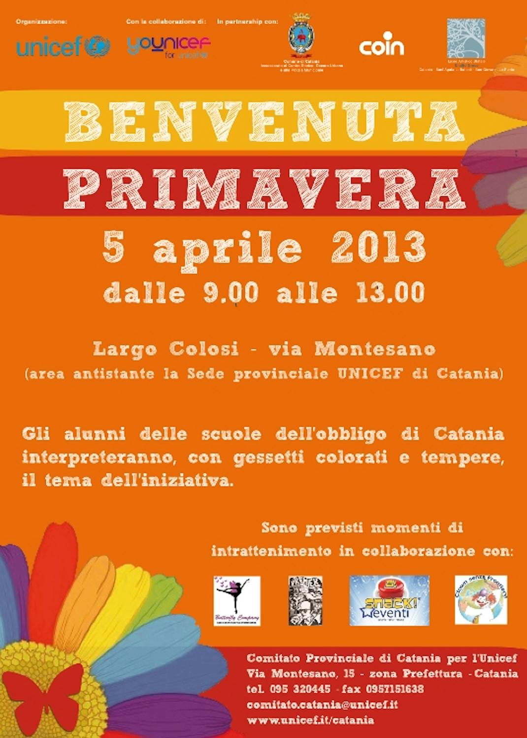 A Catania festa in piazza con i ragazzi per la primavera