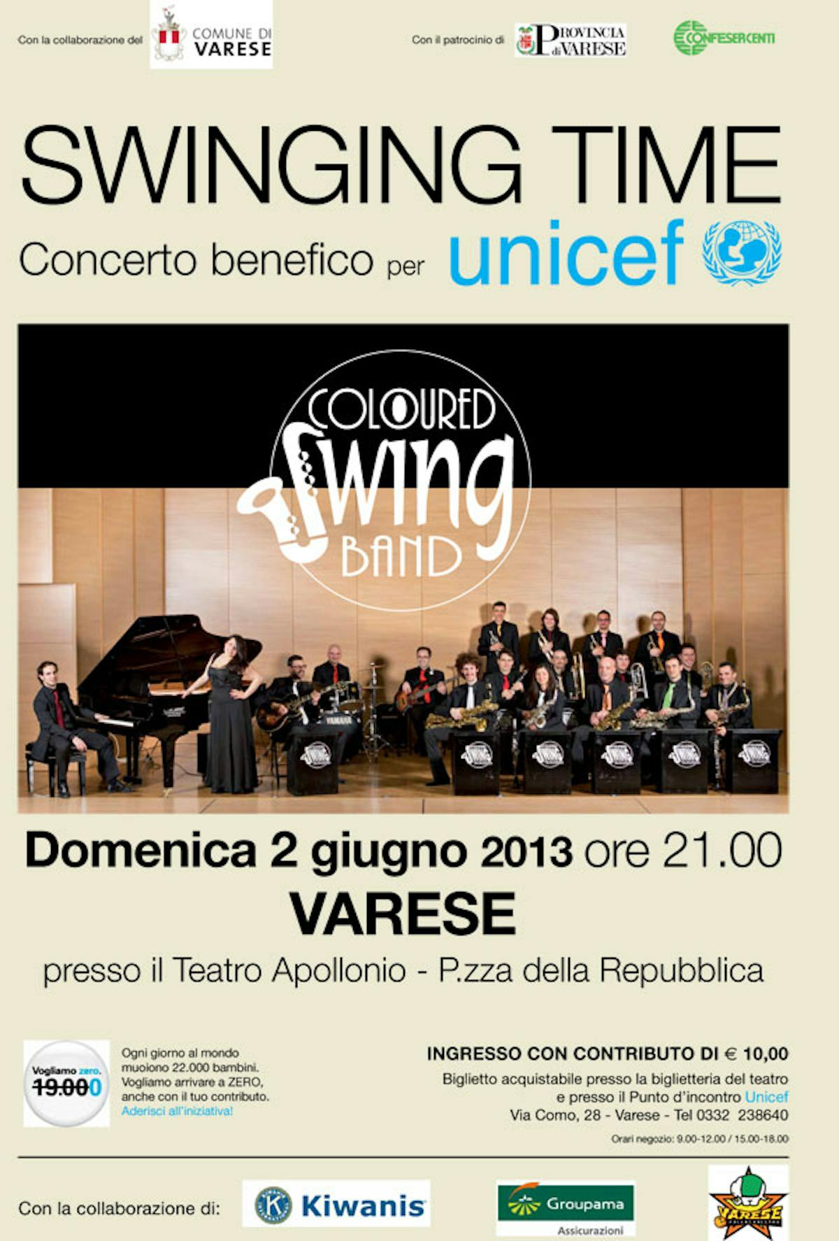 Swinging Time, concerto pro UNICEF a Varese (2/6)