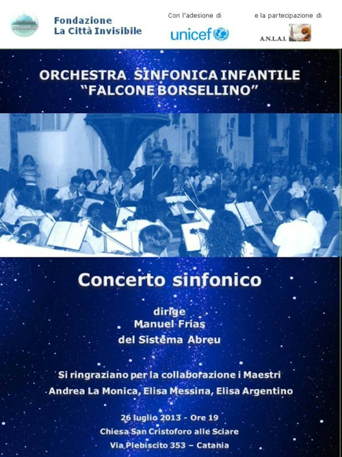 Catania, l'orchestra infantile 