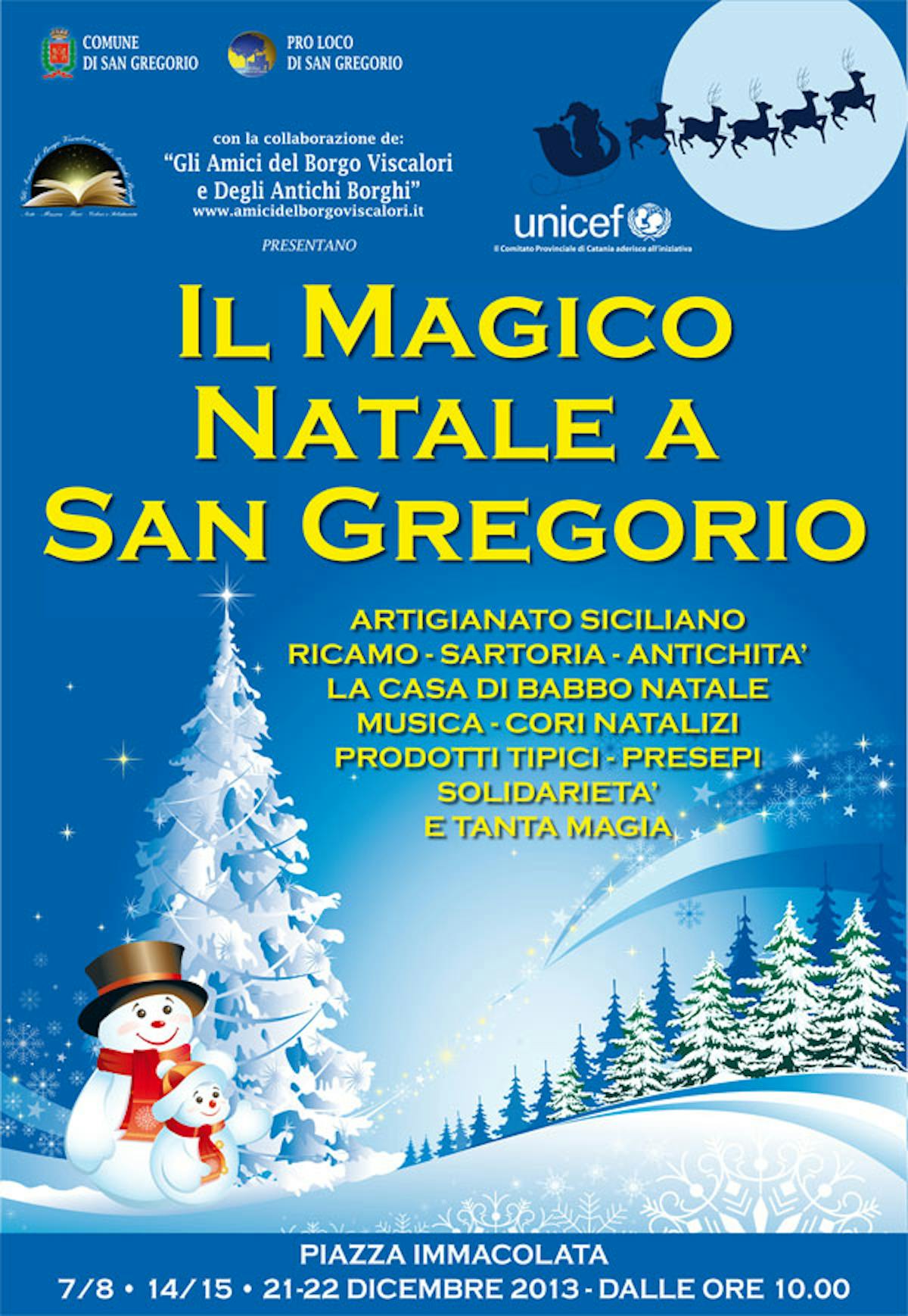 San Gregorio di Catania: un Natale firmato UNICEF