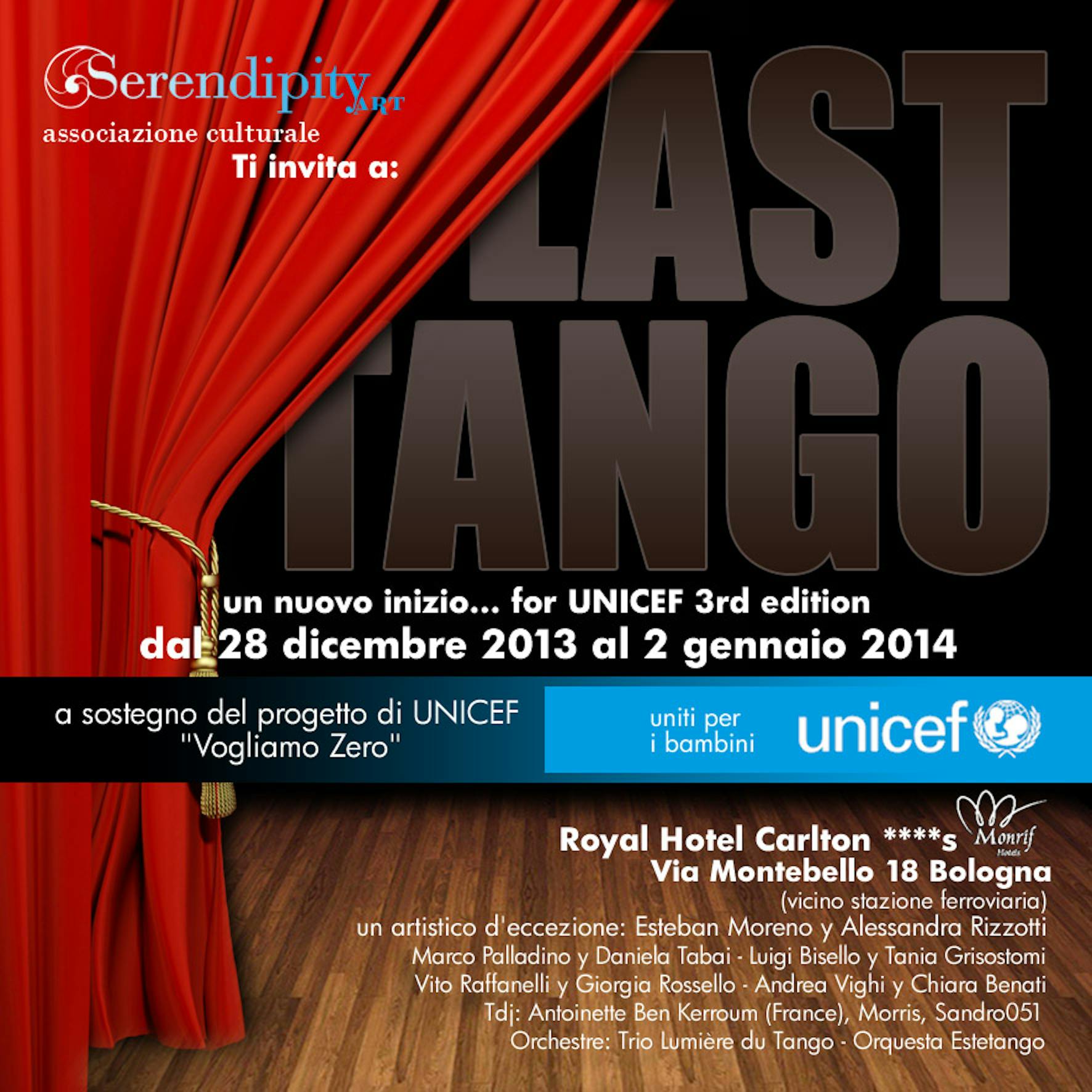 Bologna: al via Last Tango for UNICEF