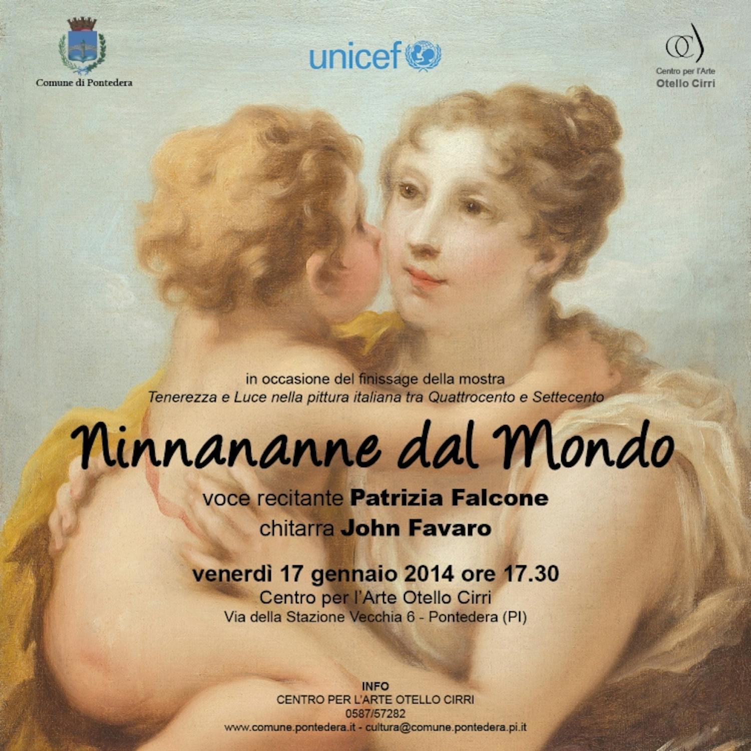 Cirri di Pontedera: un concerto di Ninna Nanne dal Mondo per sostenere UNICEF