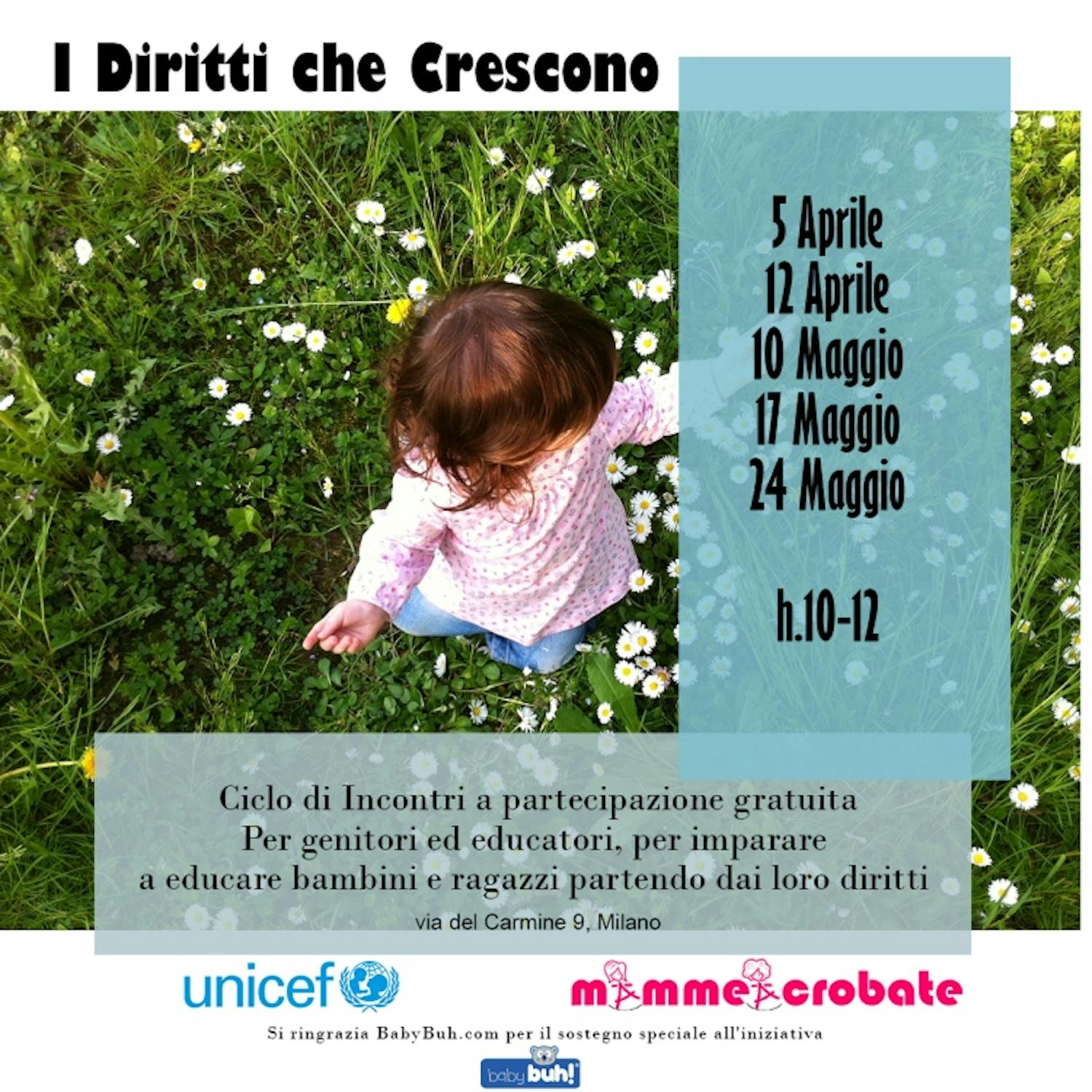 Milano: in partenza il ciclo di incontri dedicato ai diritti dell'Infanzia