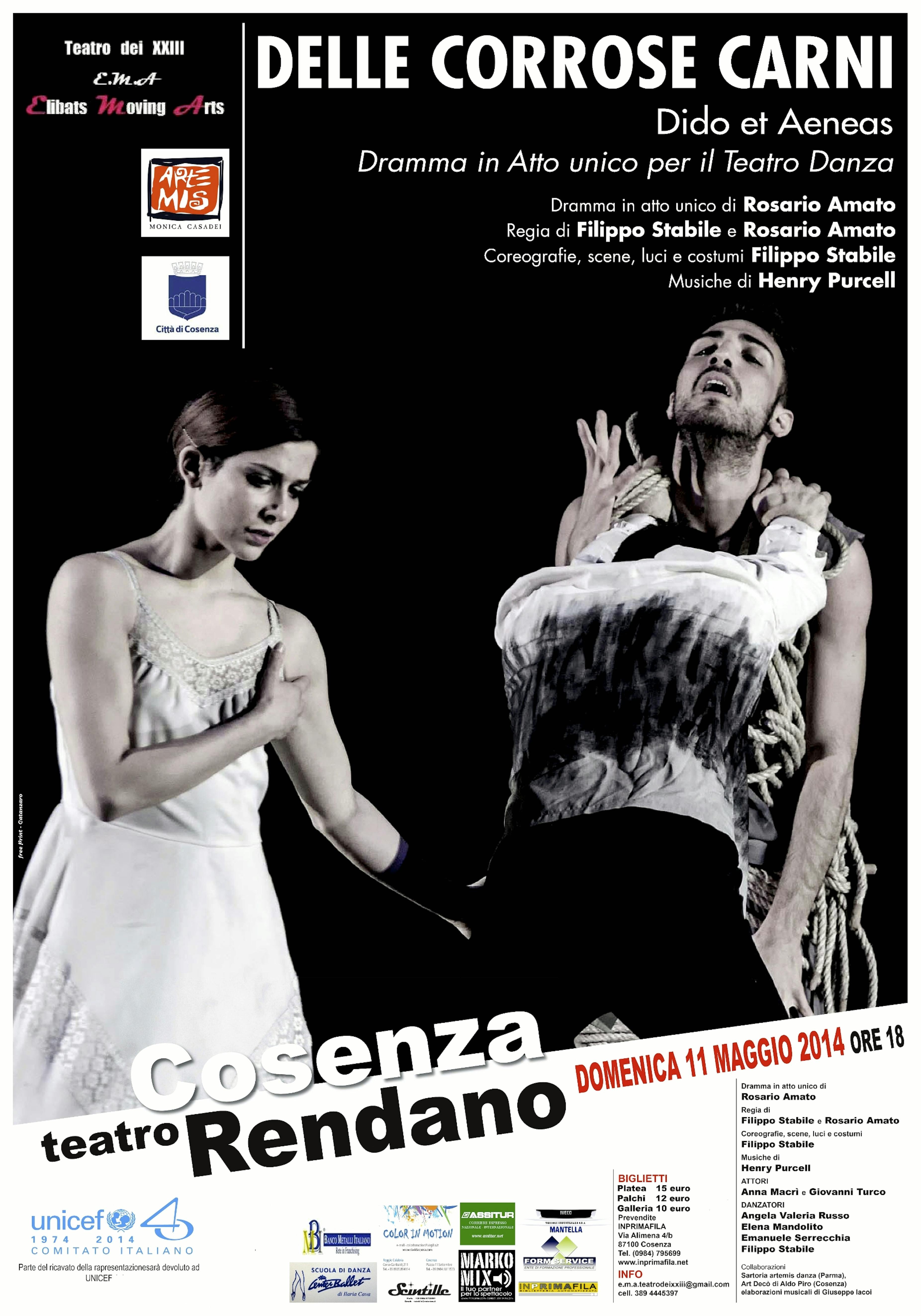 A Cosenza il Teatro Danza a favore di UNICEF