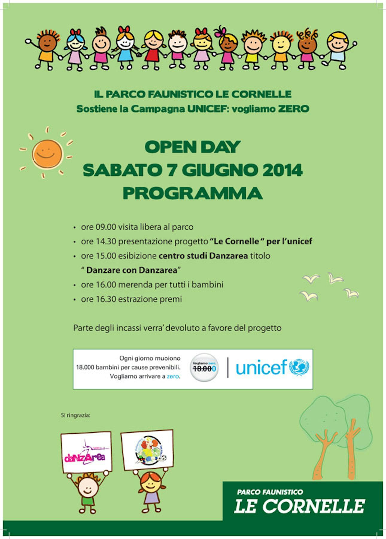 Bergamo: tutti al parco Le Cornelle per sostenere UNICEF