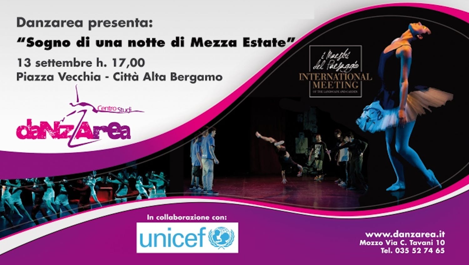 Bergamo: la Danza si esibisce per UNICEF