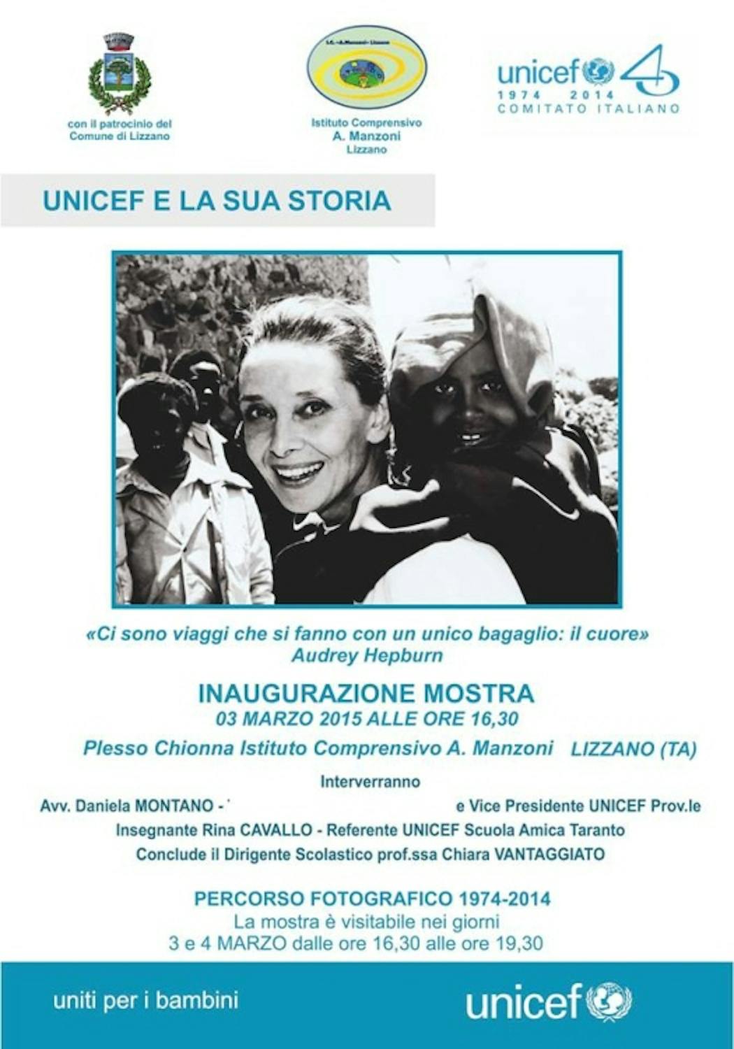 La mostra itinerante di UNICEF arriva a scuola