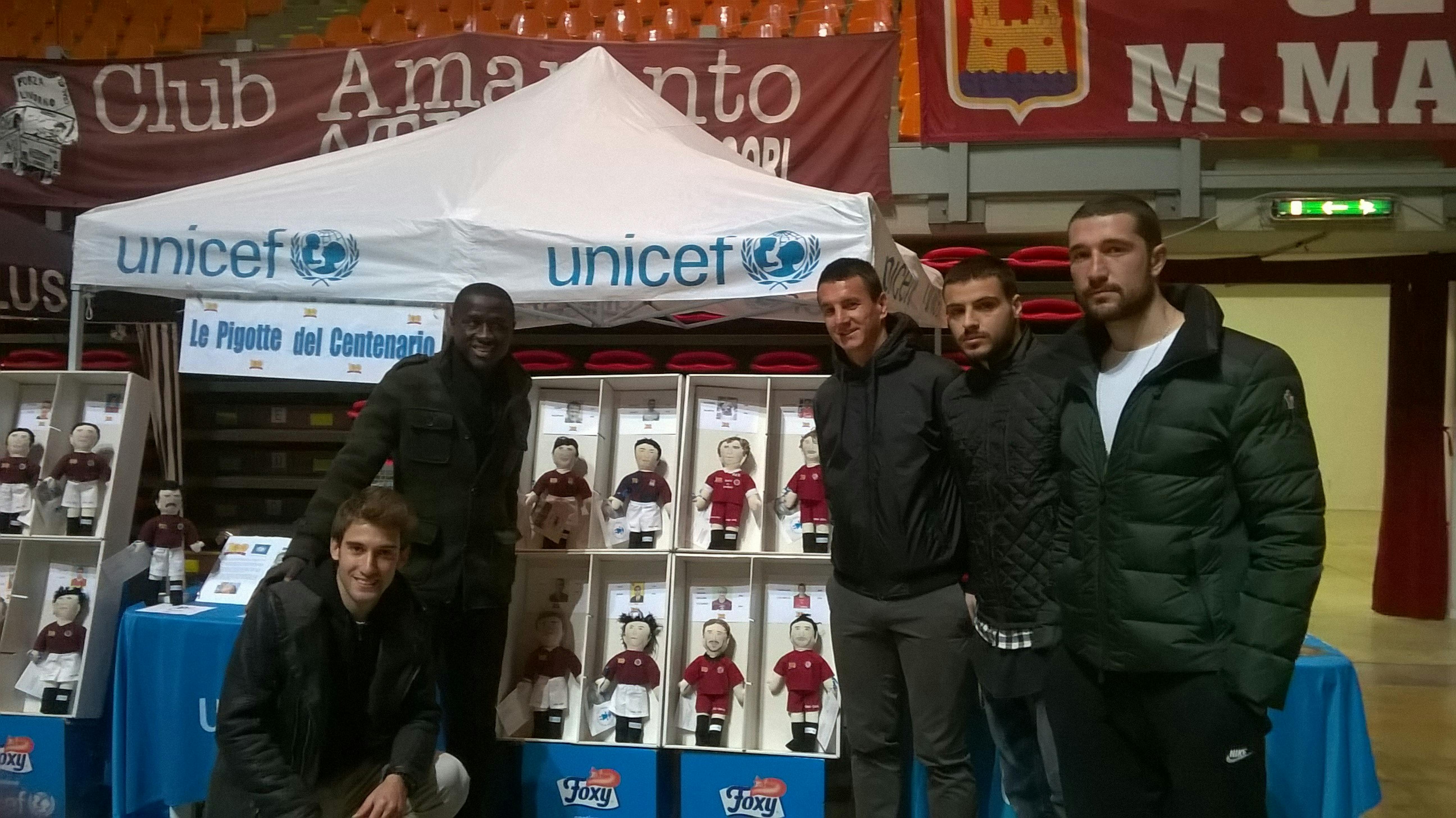 I 100 anni del Livorno Calcio con UNICEF