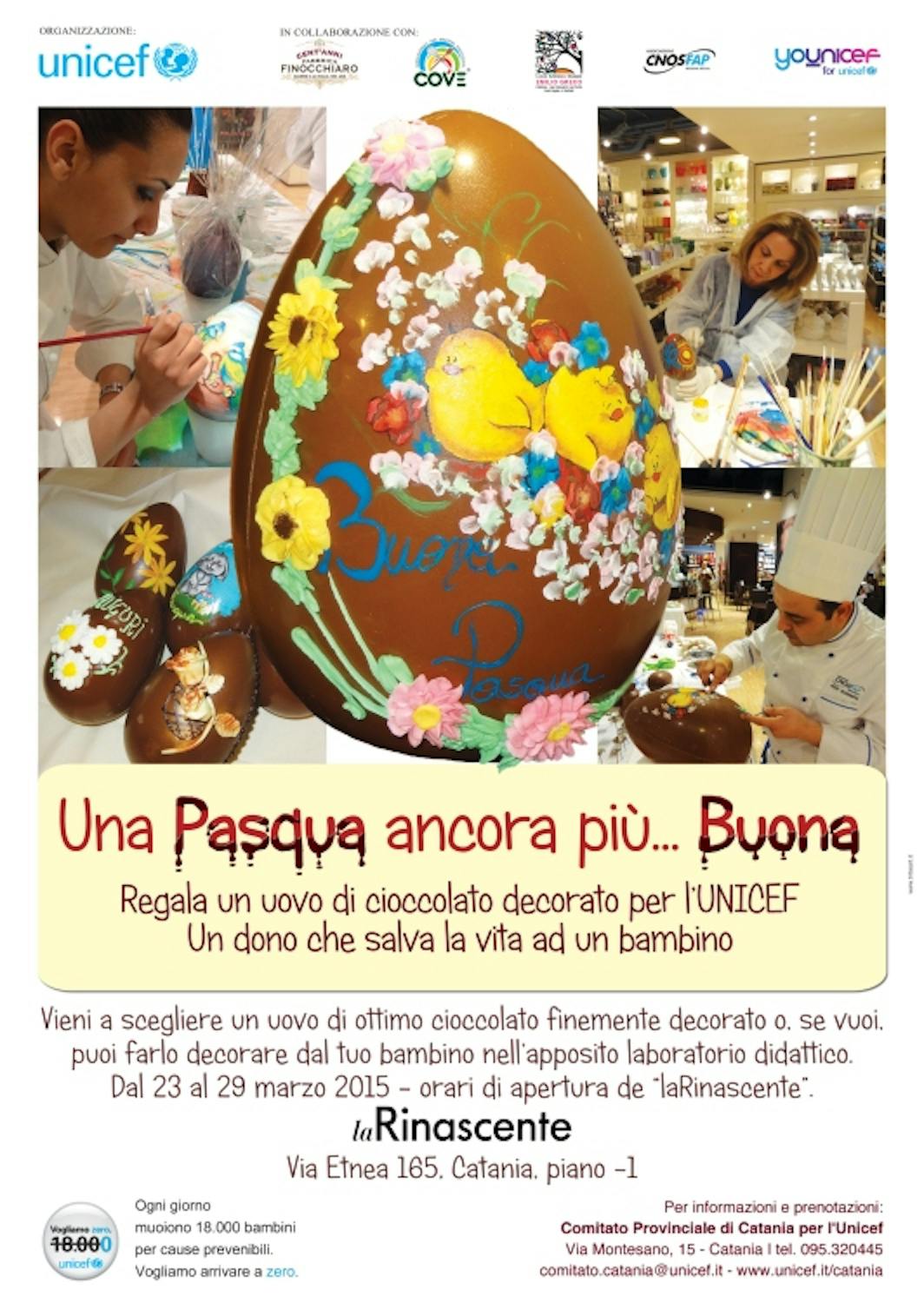 A Catania l'UNICEF promuove “Una Pasqua ancora più… Buona” 