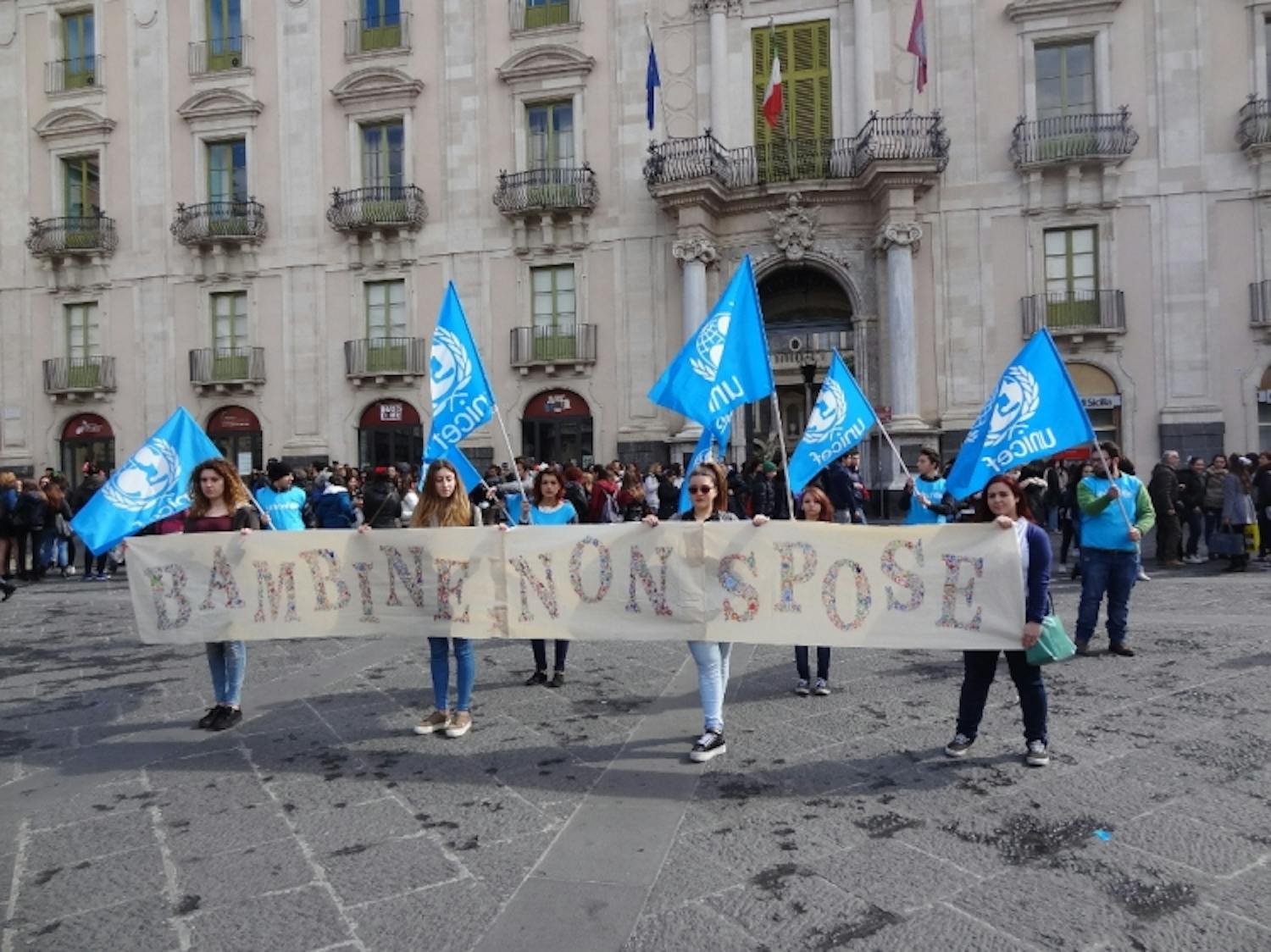 I giovani di Catania uniti per i diritti delle bambine