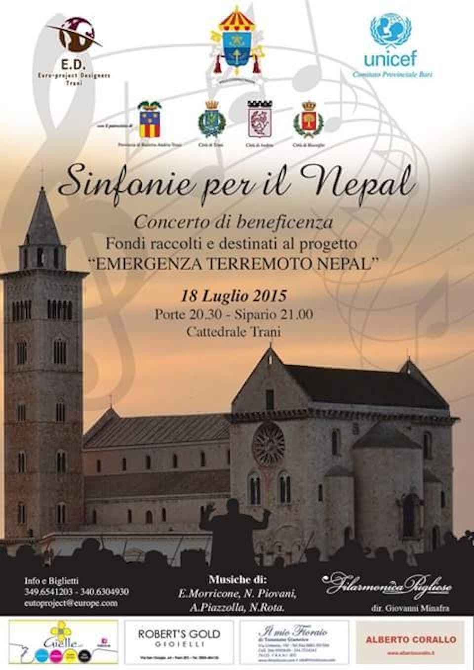 Bari: un concerto per aiutare il Nepal