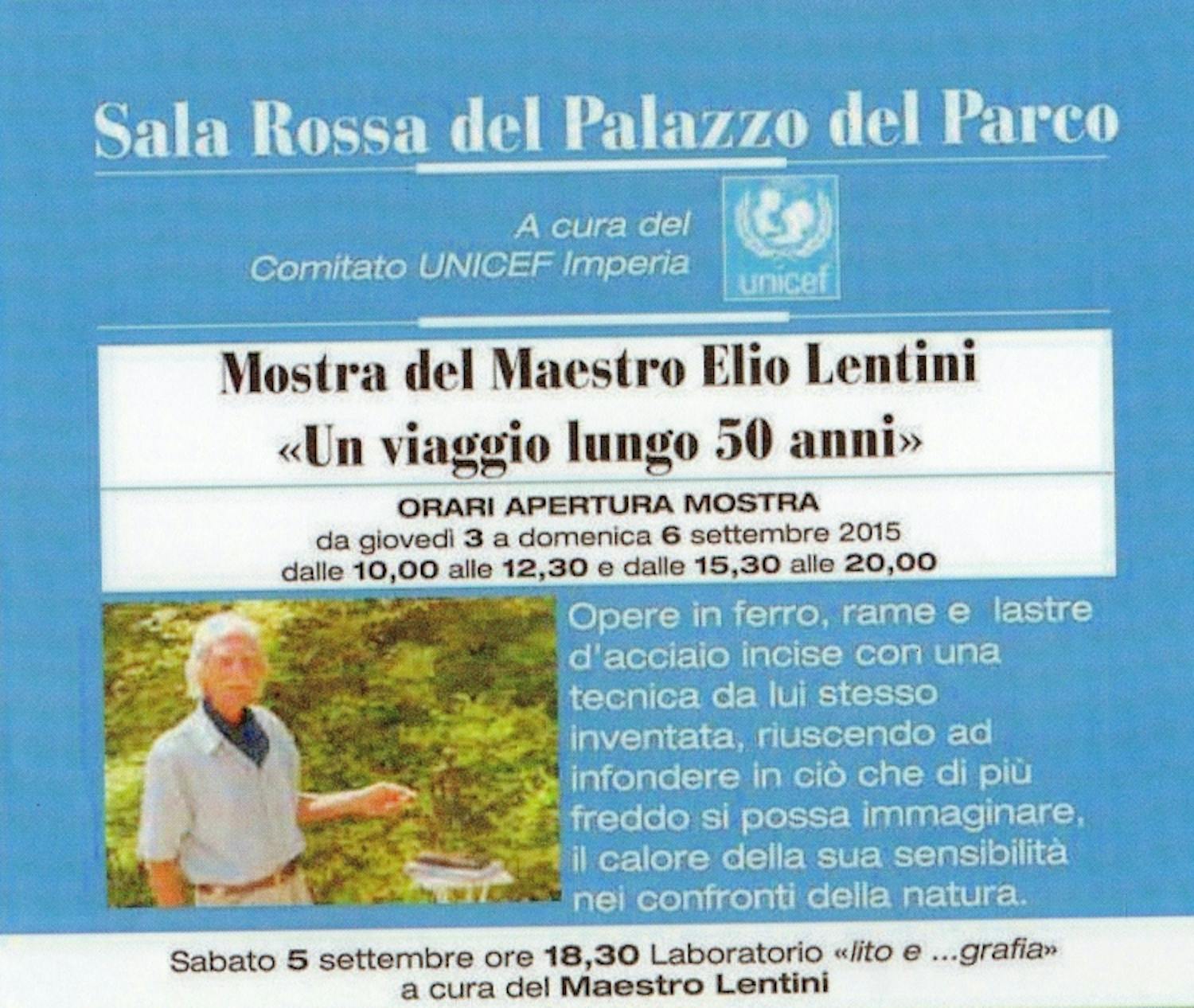 Al Bordighera Book Festival il Maestro Elio Lentini per l'UNICEF  