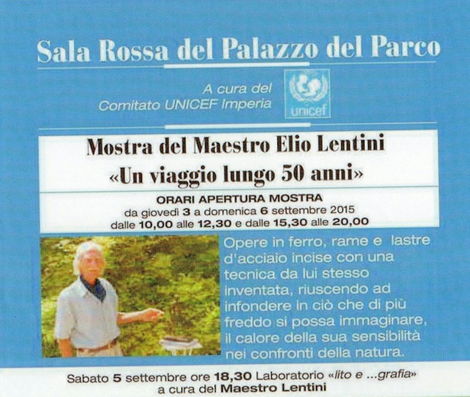 Al Bordighera Book Festival il Maestro Elio Lentini per l'UNICEF  