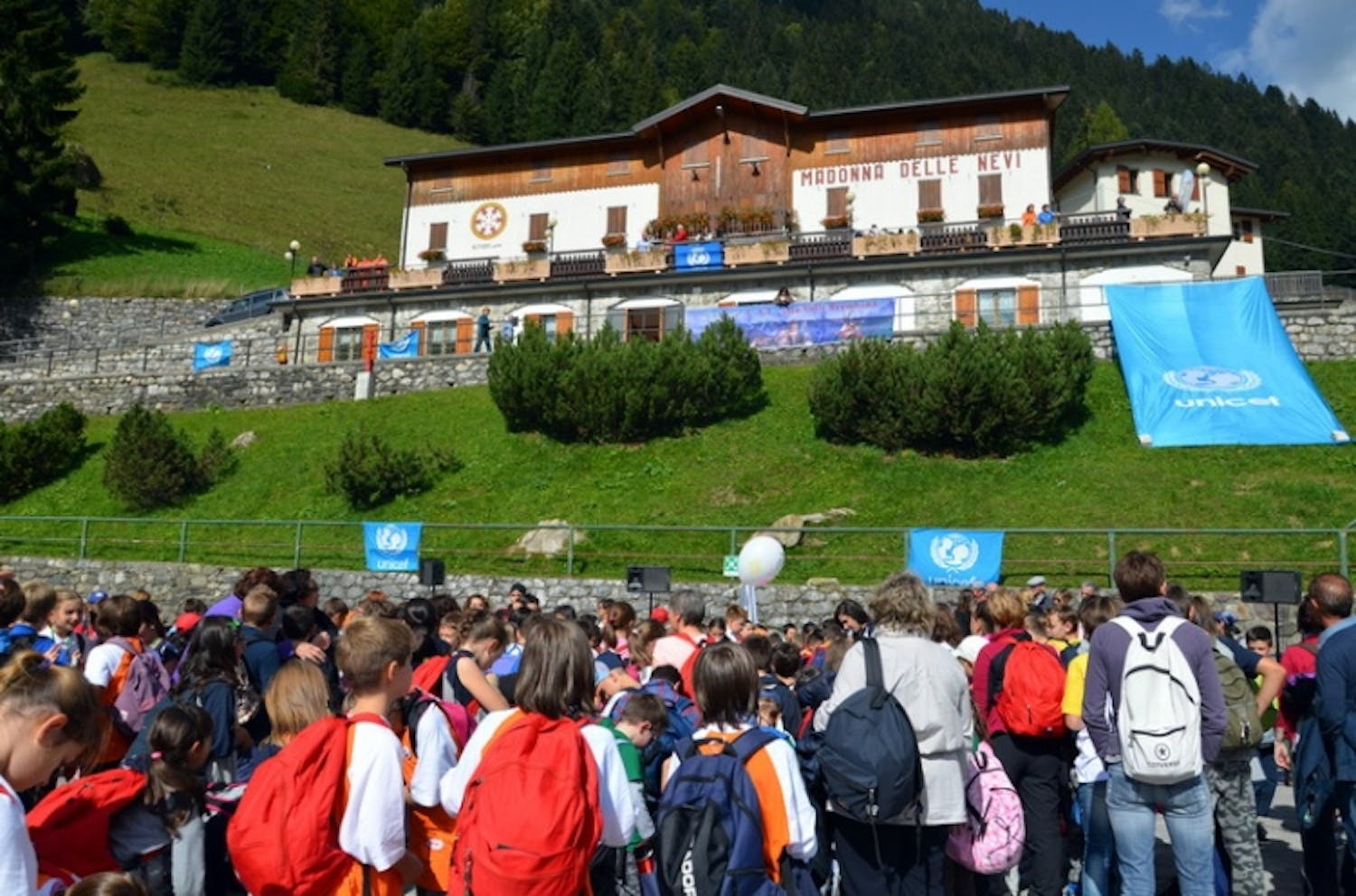 Bergamo: l'UNICEF torna in alta quota 