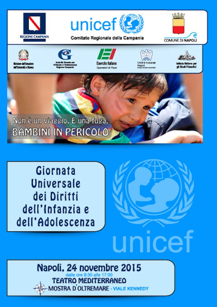 Napoli festeggia la giornata universale dell'infanzia