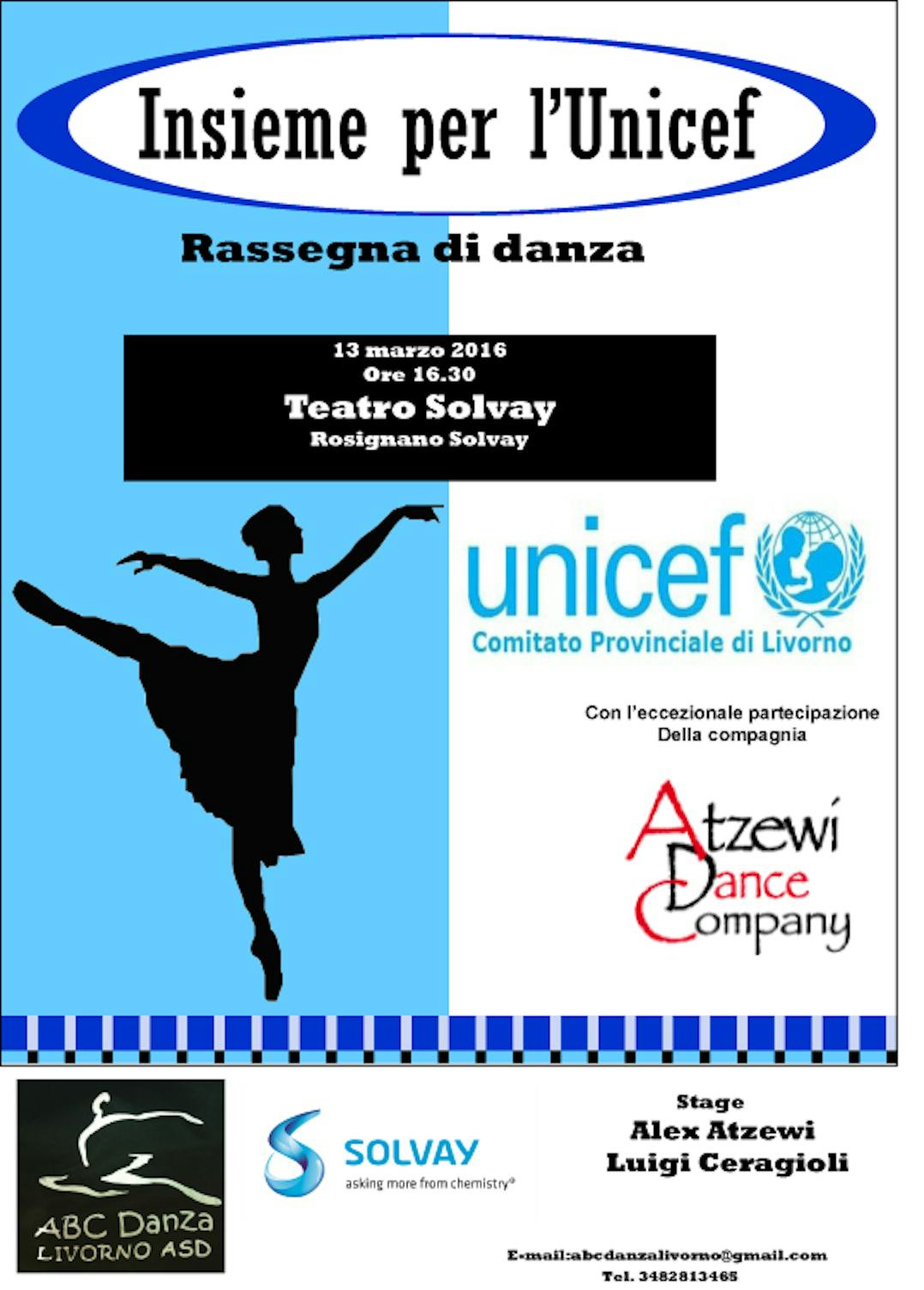 Livorno: rassegna di danza insieme per l'UNICEF